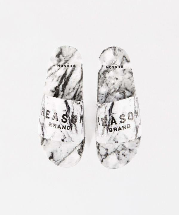 Marble Slides - White