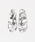 Marble Slides - White