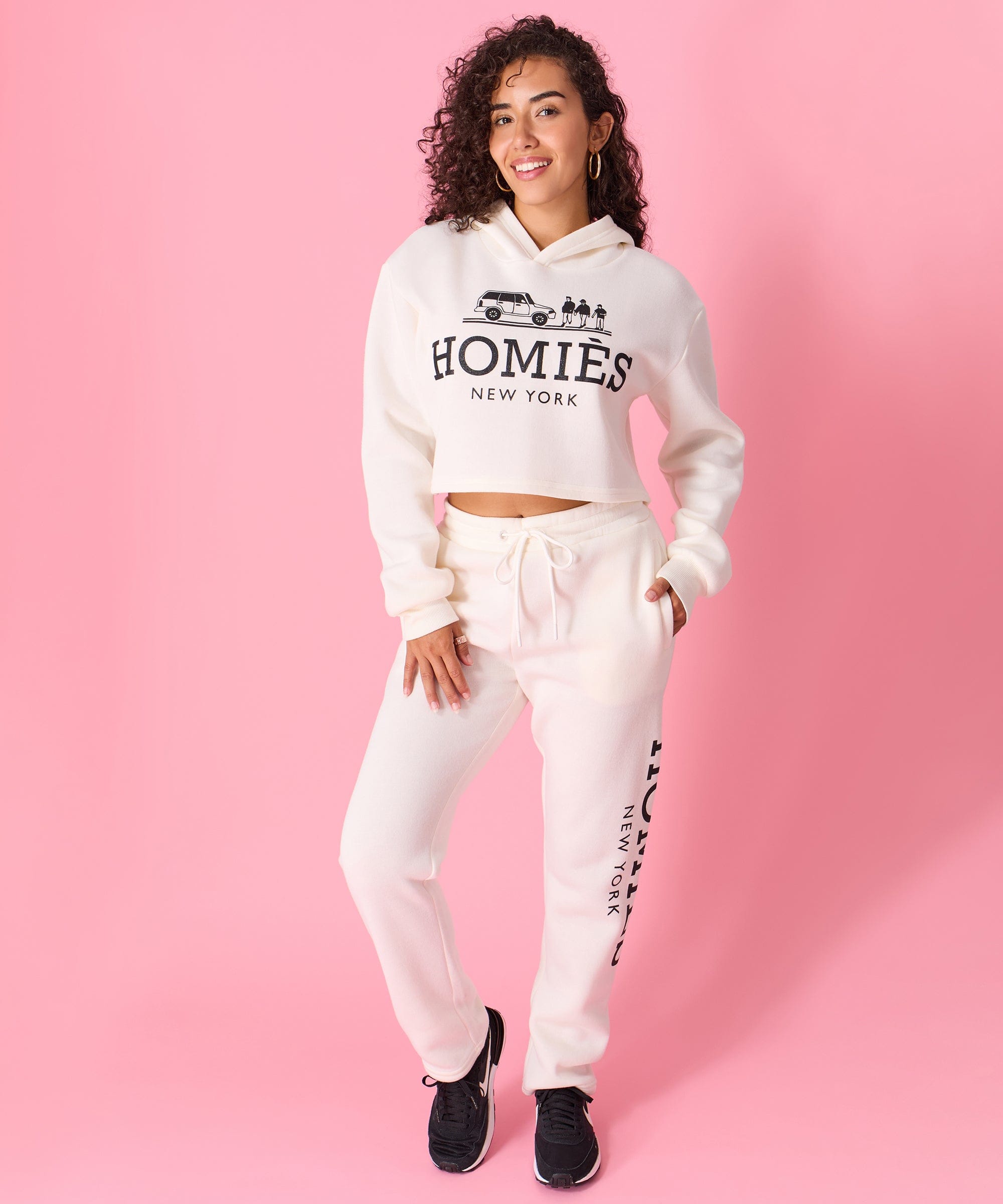 Homies Women's Jogger Pants - Cream