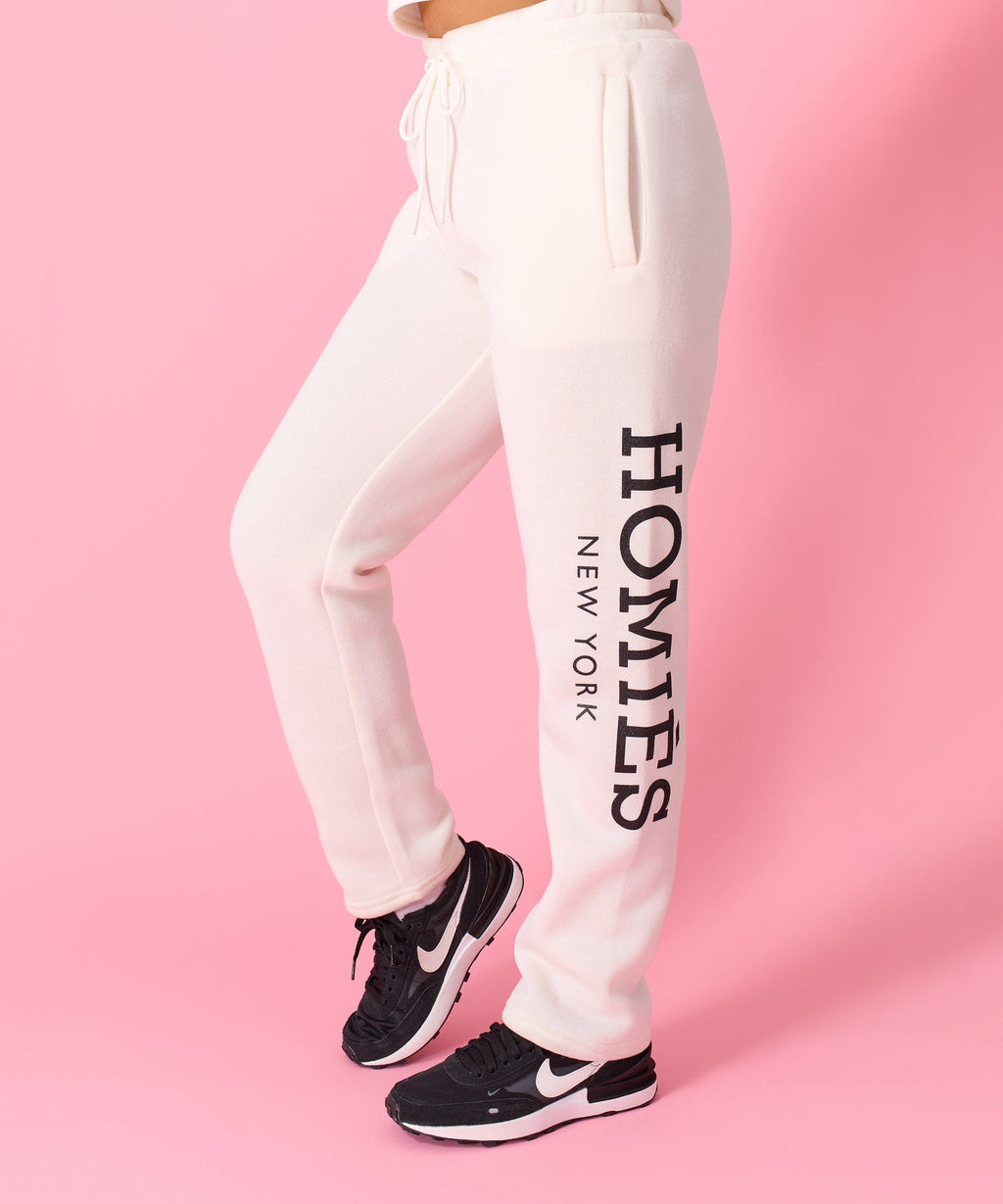 Homies Women's Jogger Pants - Cream