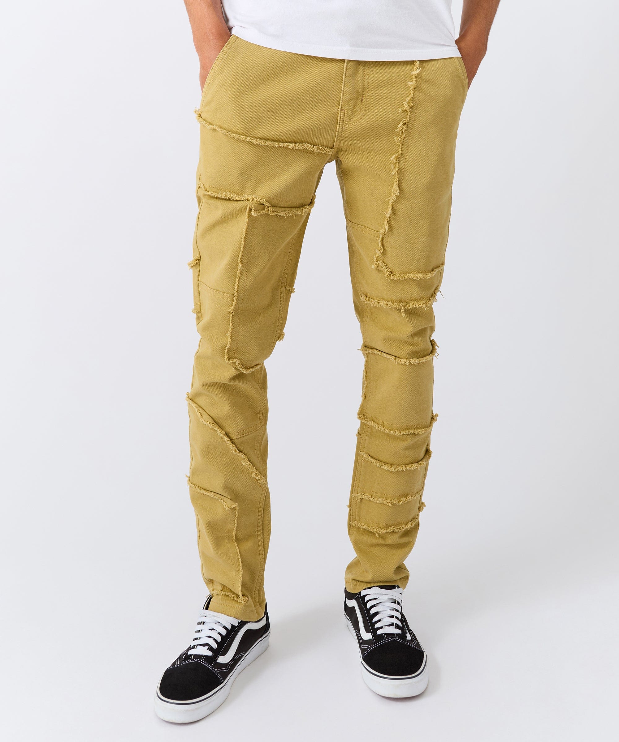 Frayed Denim Pant