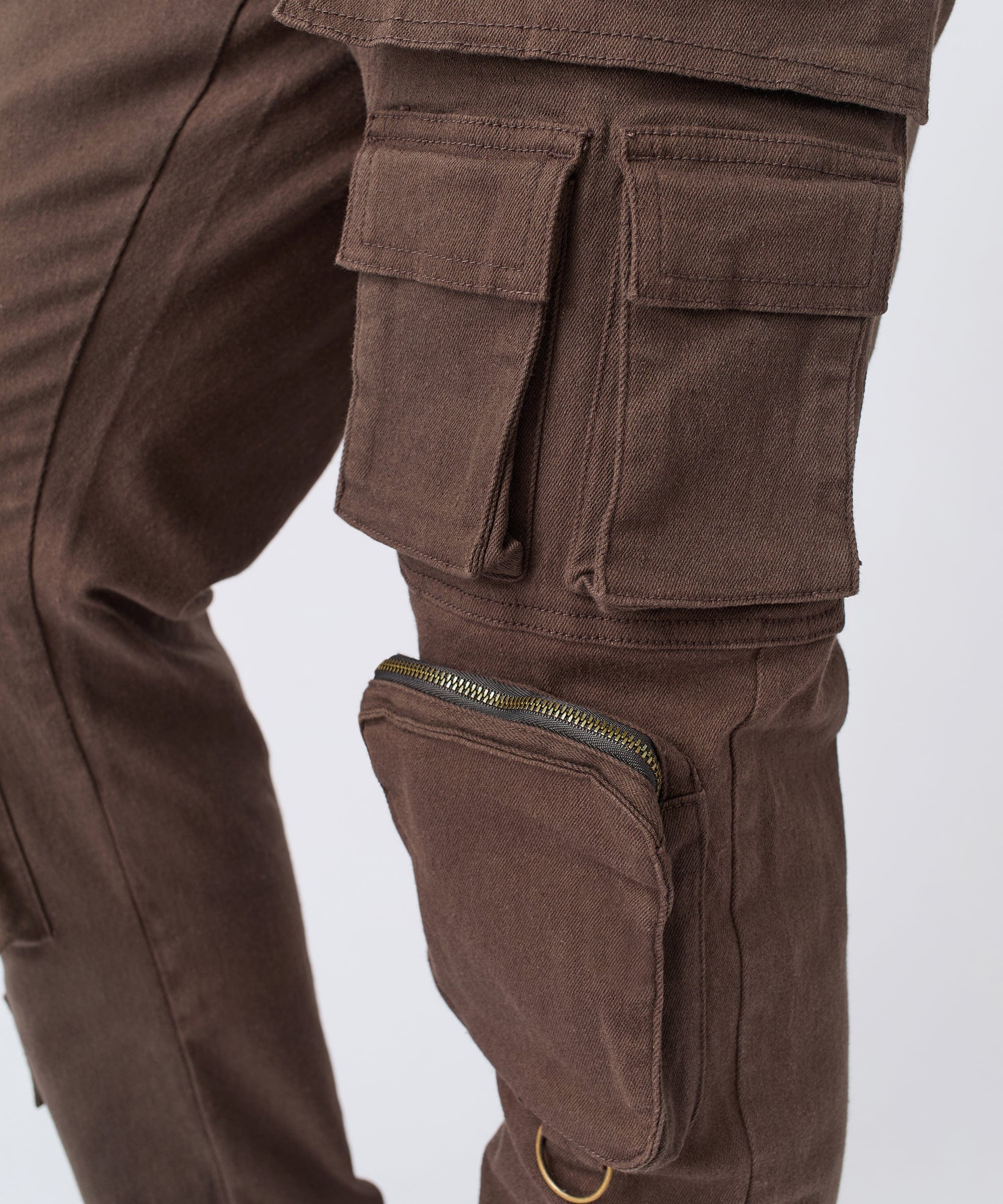 Loadout Cargo Denim Pants - Brown