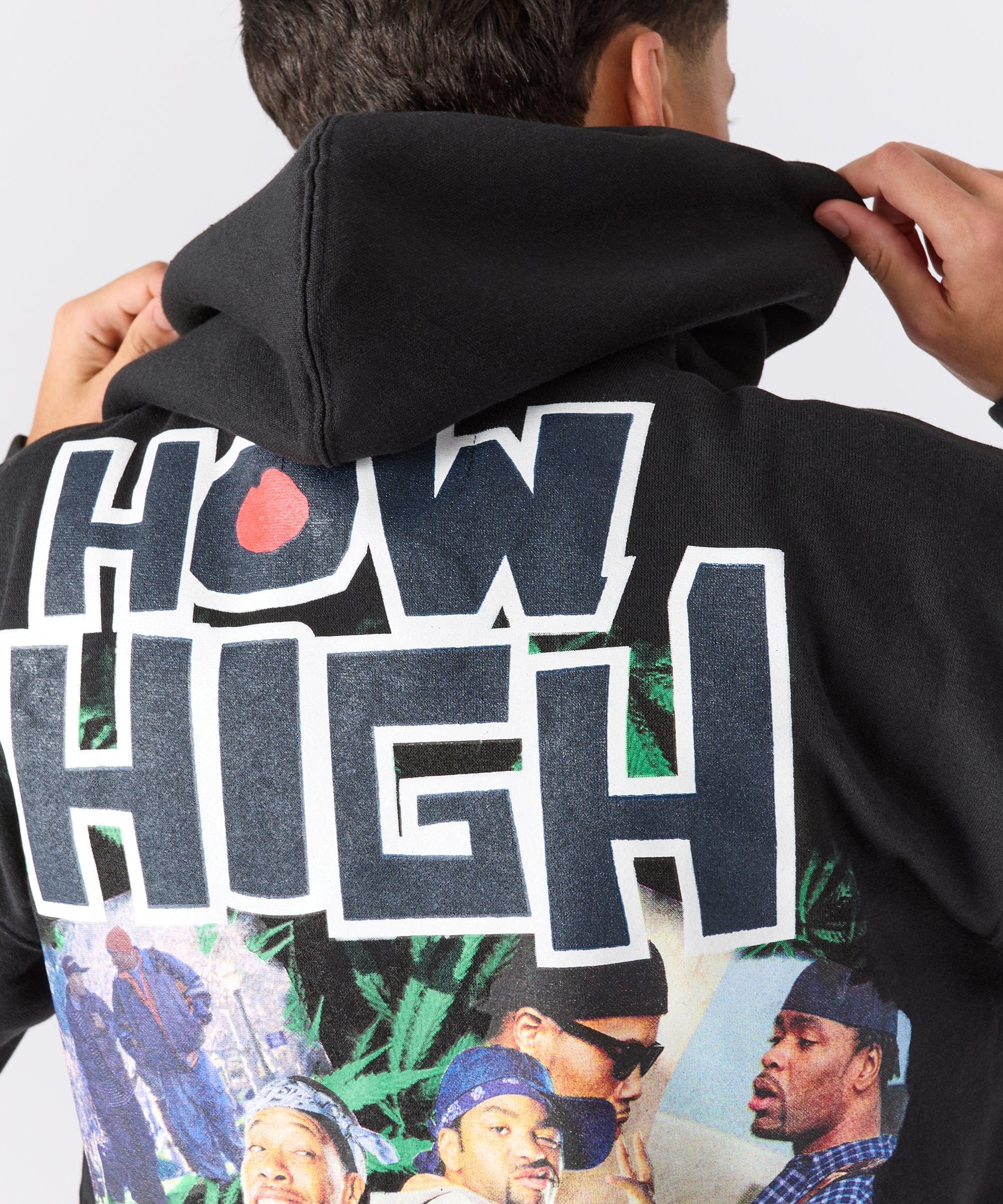 How High They've Got Their Degrees Graphic Hoodie - Black