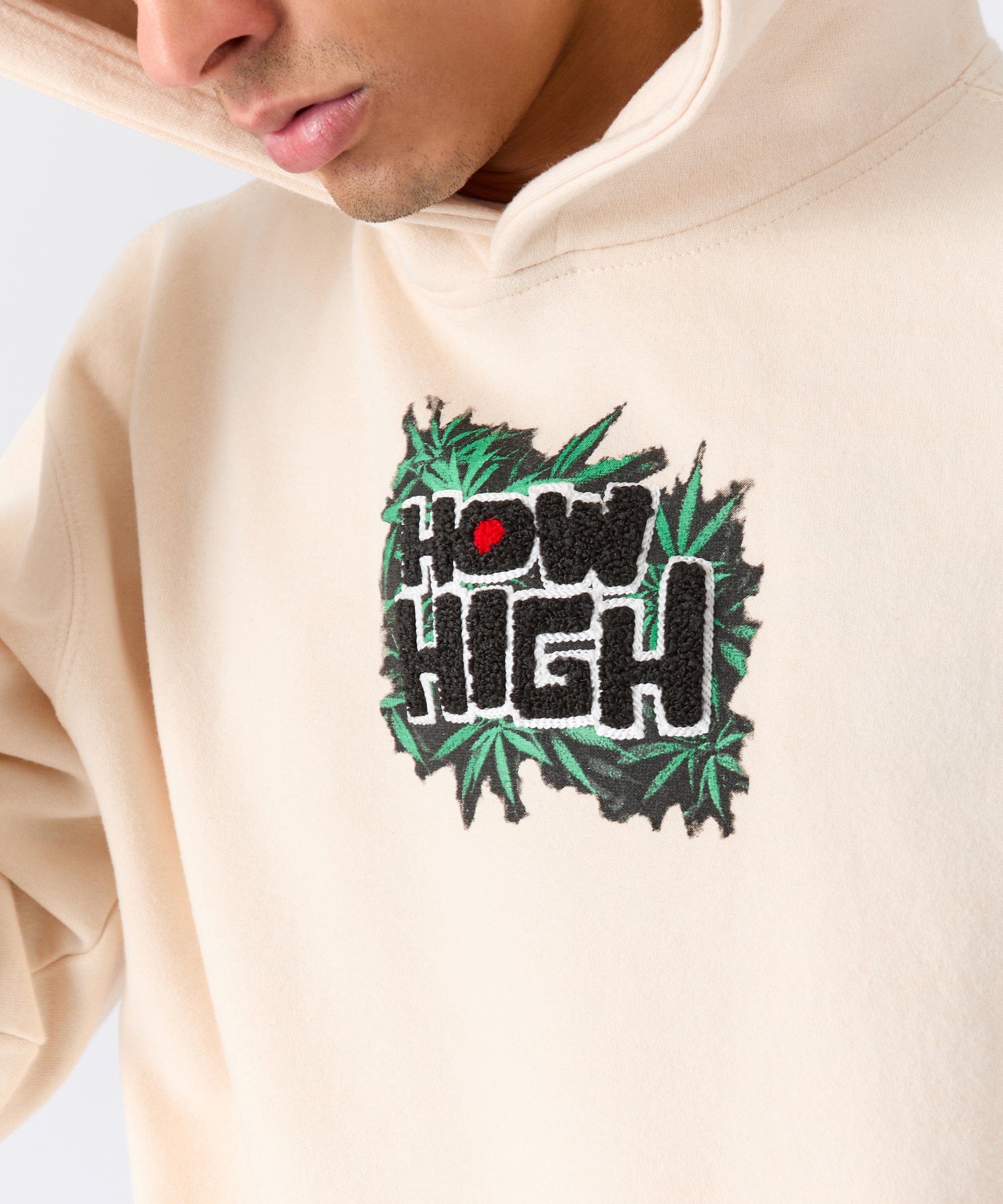 How High They've Got Their Degrees Graphic Hoodie - Tan