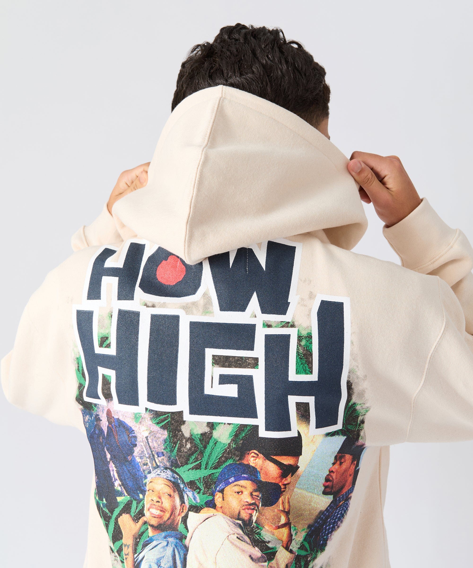 How High They've Got Their Degrees Graphic Hoodie - Tan