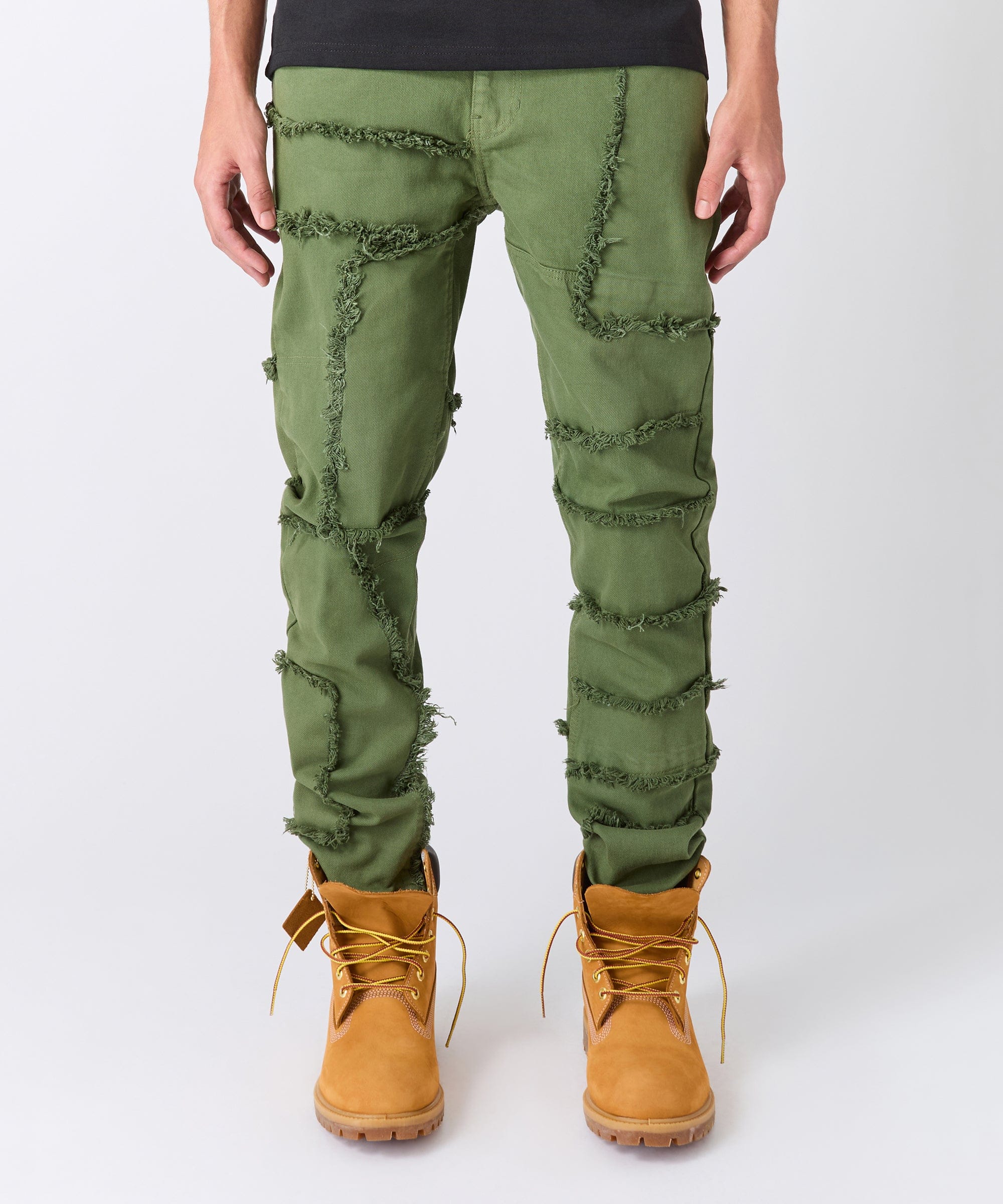 Frayed Denim Pant