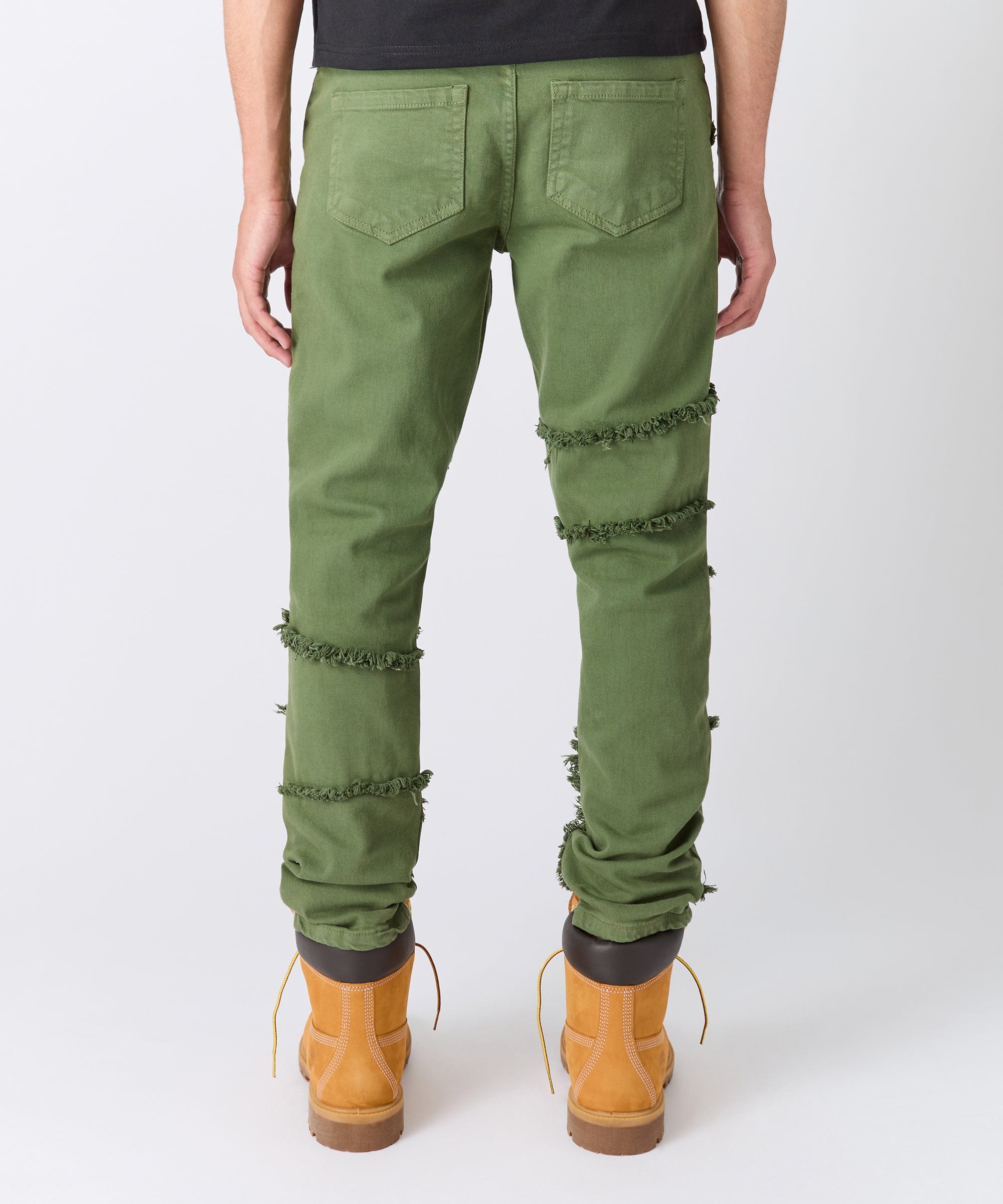 Frayed Denim Pant
