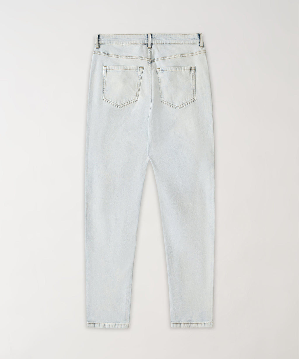 Ice Distressed Skinny Jeans - Blue