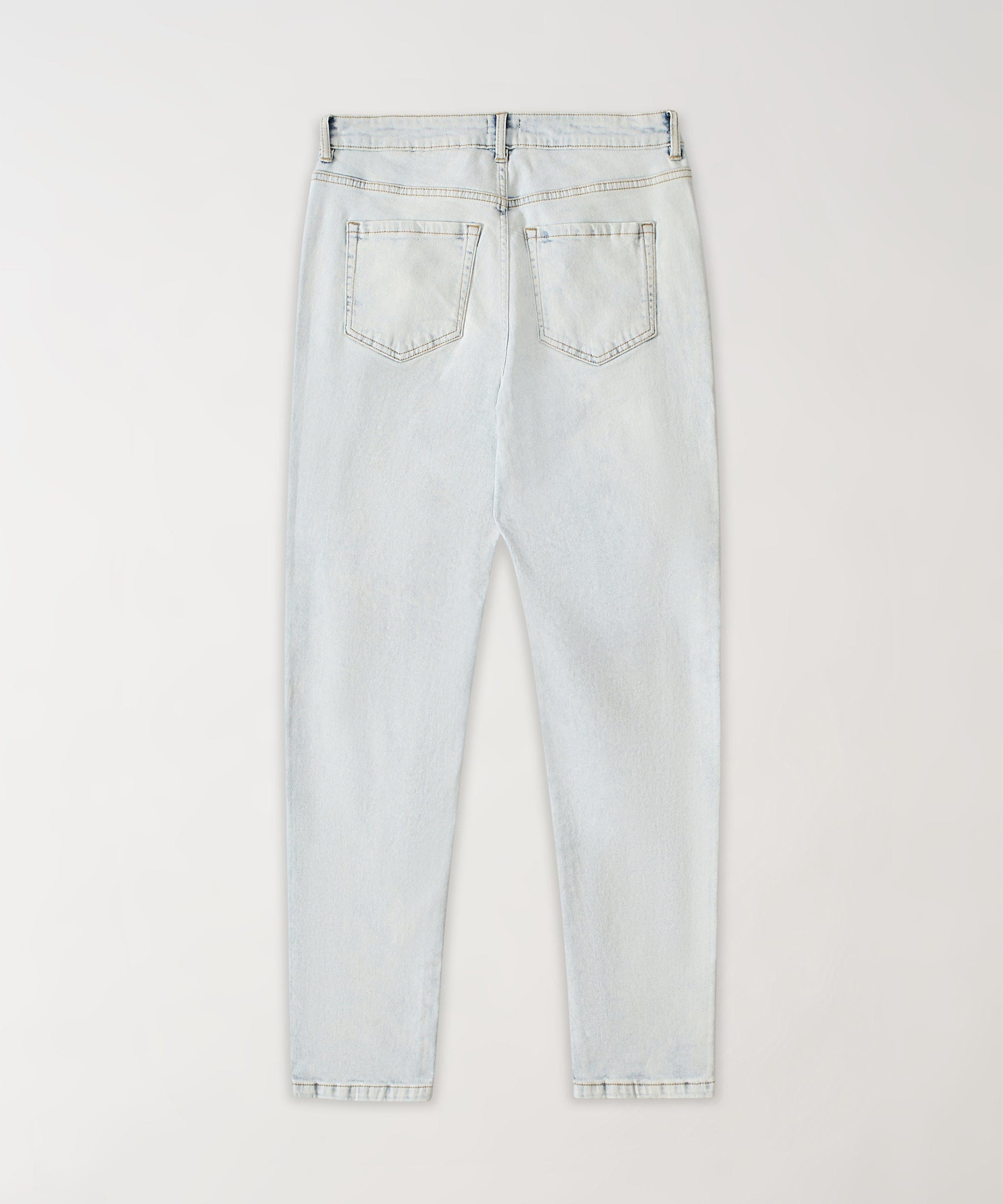Ice Distressed Skinny Jeans - Blue
