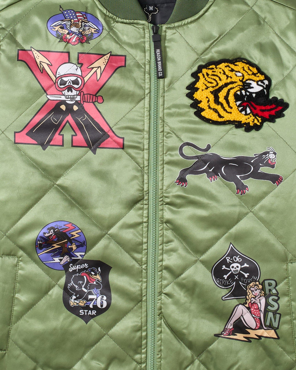 Military Patches Bomber Jacket