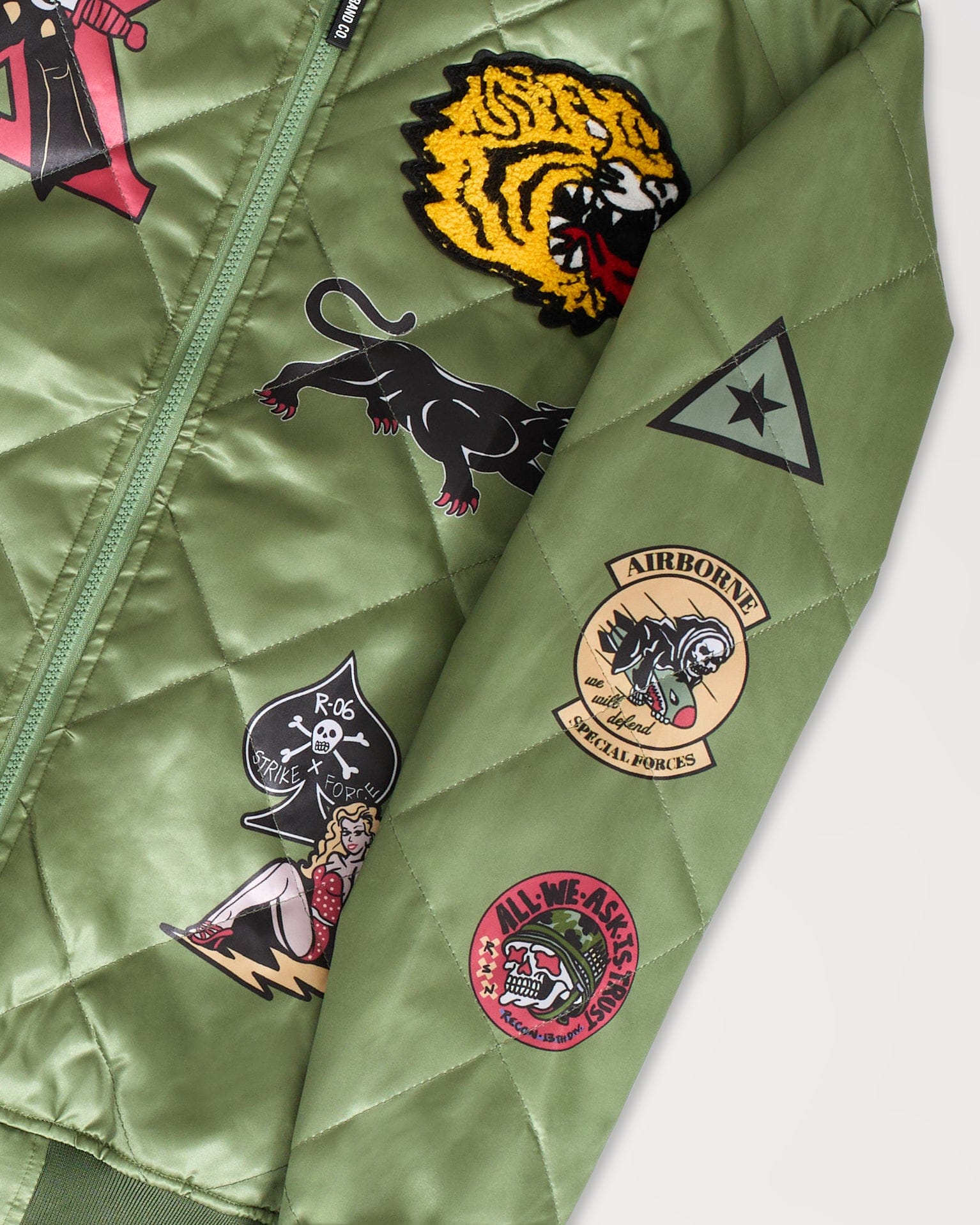 Military Patches Bomber Jacket