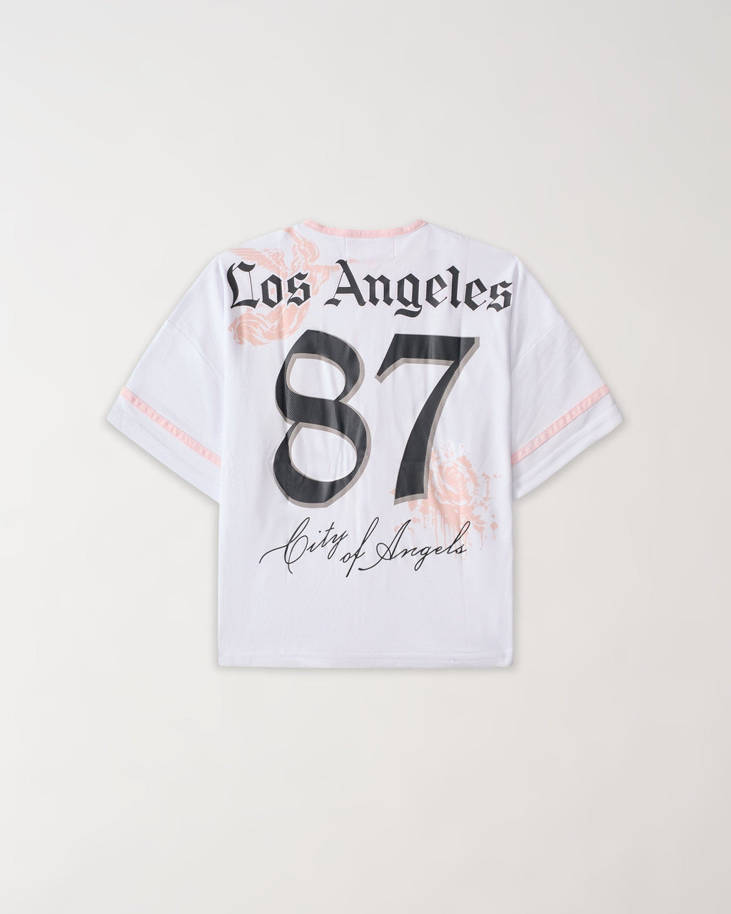 Los Angeles Sweet Rebel Women's Graphic Short Sleeve Cropped Shirt