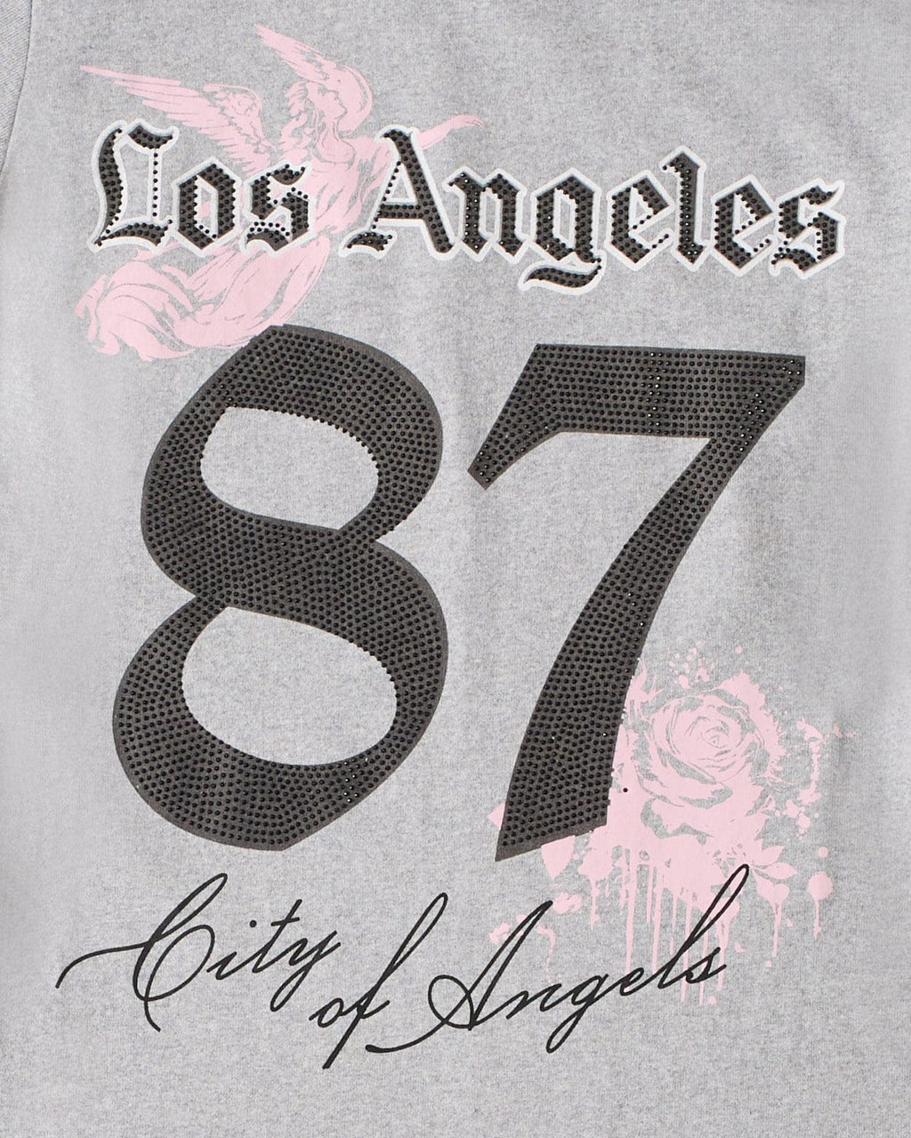 LA Angels Graphic Bodycon Women's Dress - Grey