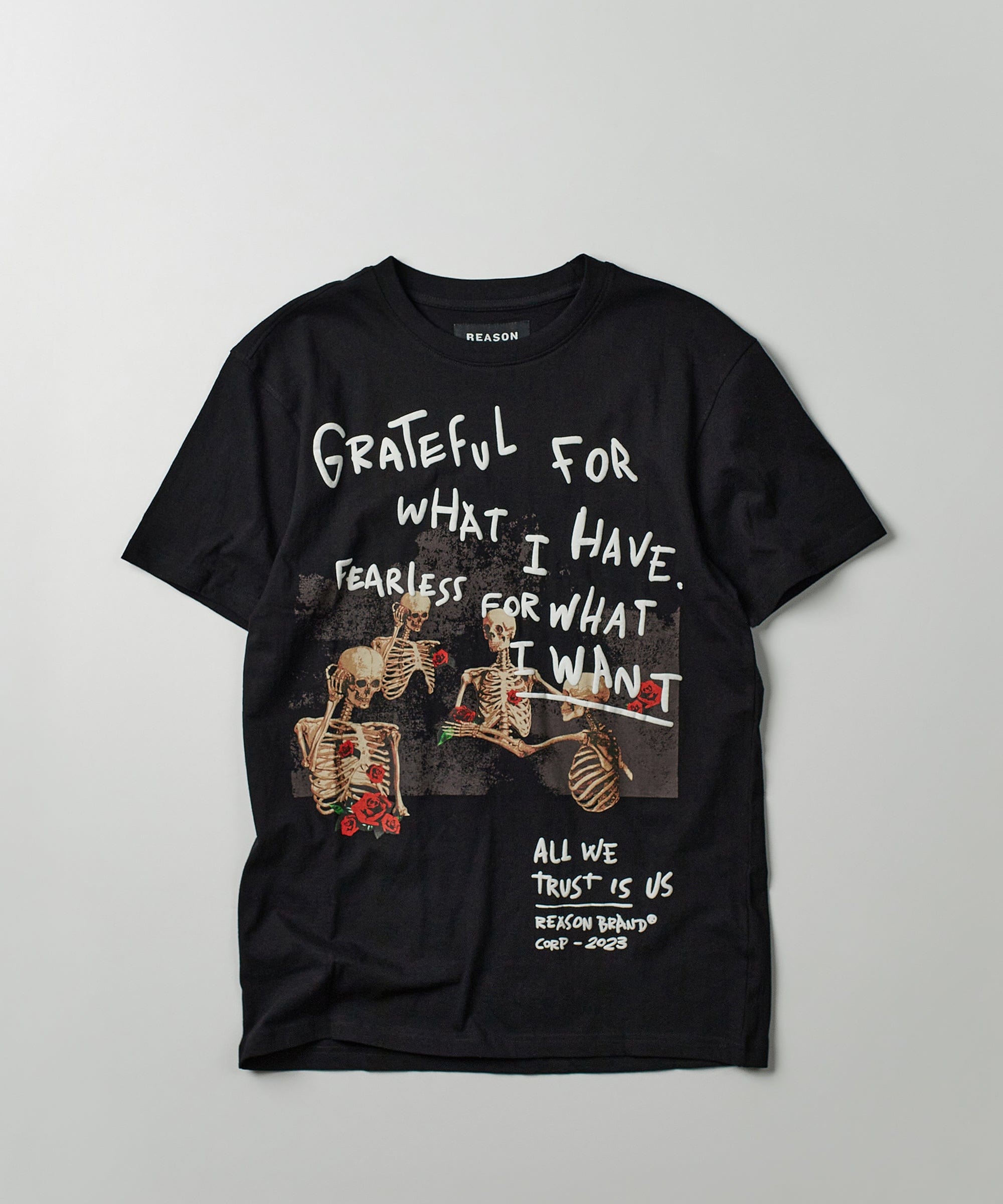 Grateful Roses Tee - Black