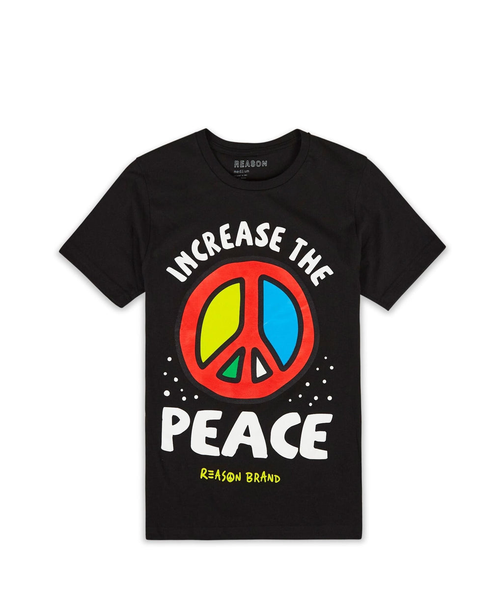 Increase Peace Short Sleeve Tee - Black