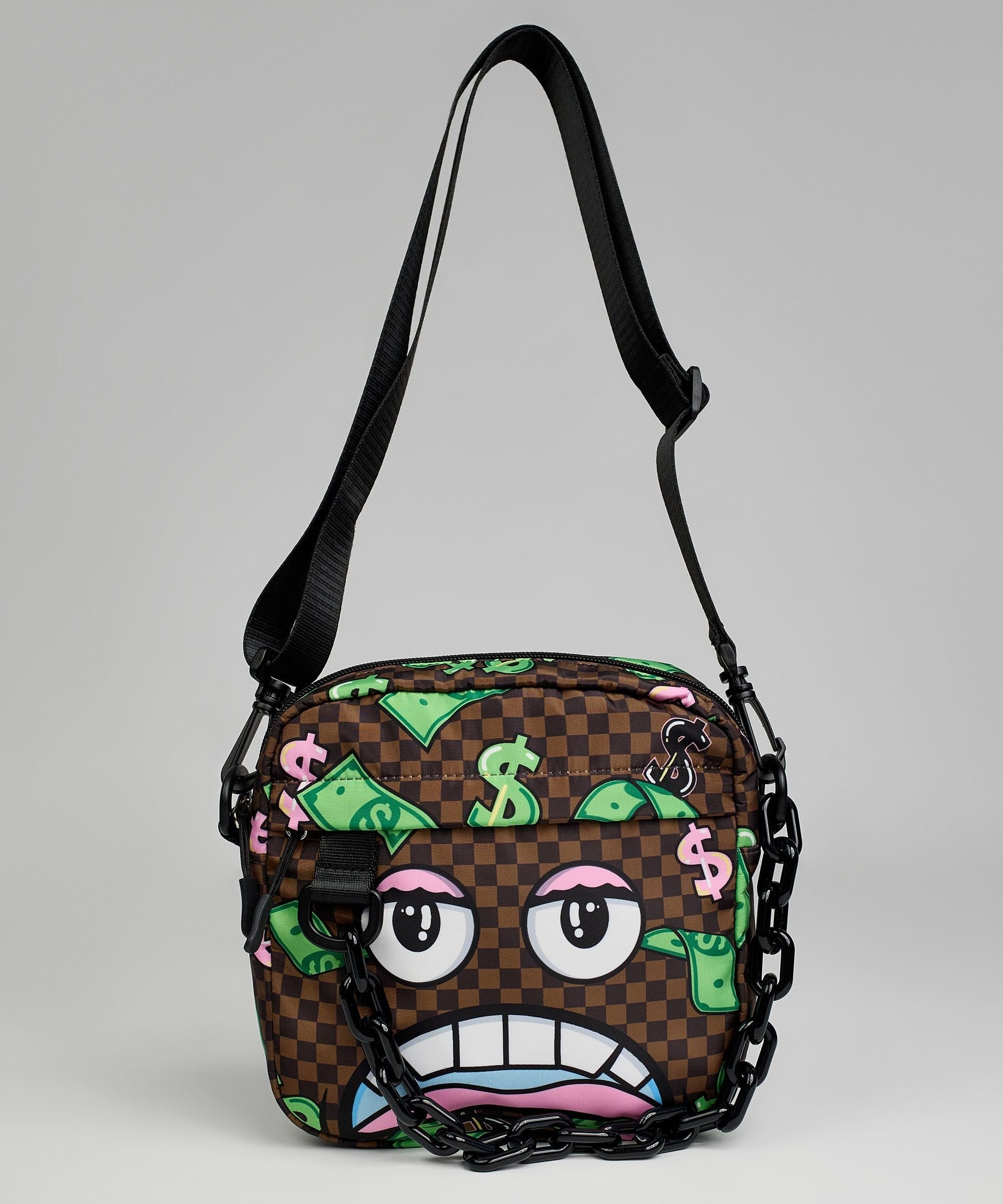 Mad Money Crossbody Bag - Brown