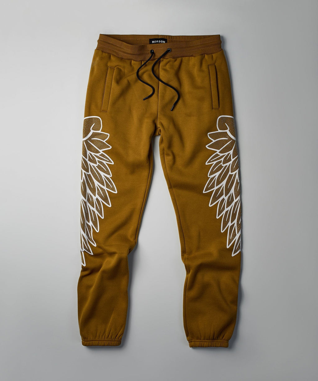 Kids Fly Higher Flare Fleece Pants - Olive Green