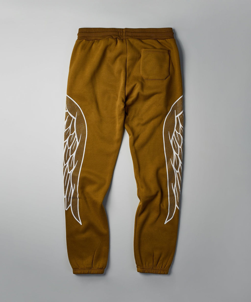 Kids Fly Higher Flare Fleece Pants - Olive Green