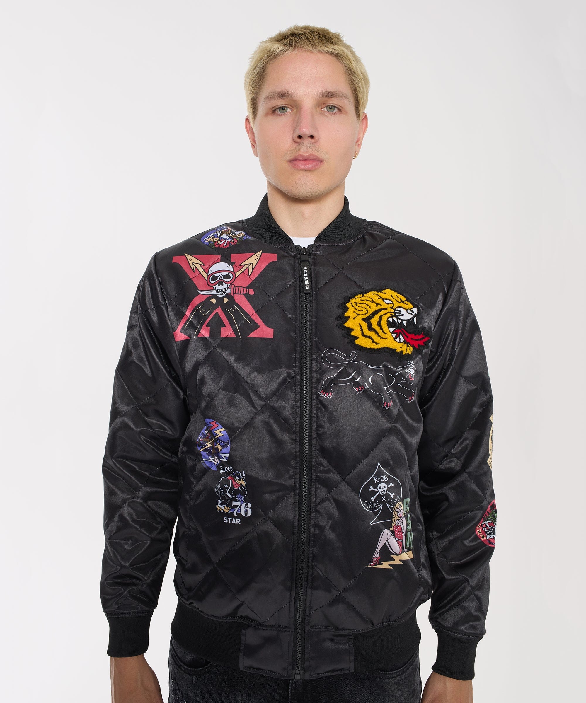 Military Patches Bomber Jacket