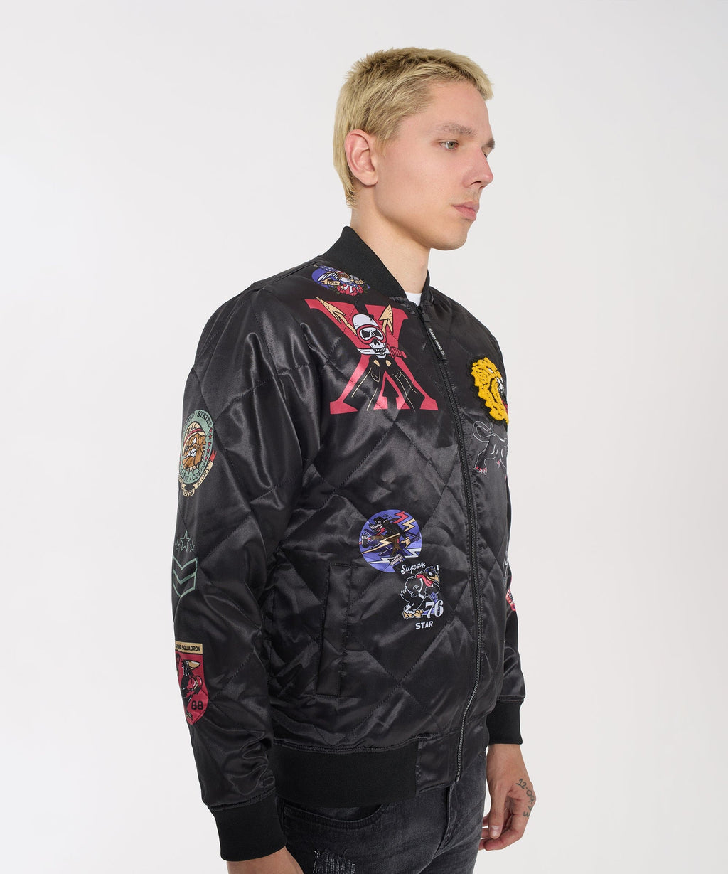 Military Patches Bomber Jacket
