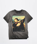 Mona Dab Short Sleeve Tee - Charcoal