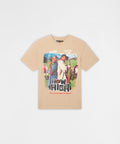 How High Poster Graphic Short Sleeve Tee - Sand