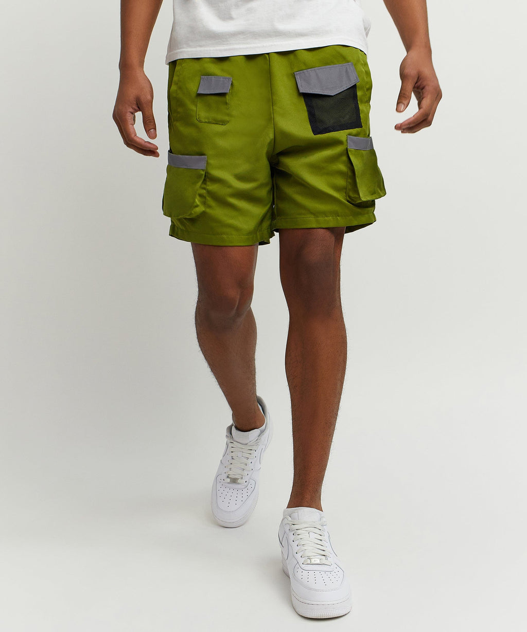 Multi Pocket  Nylon Cargo Short