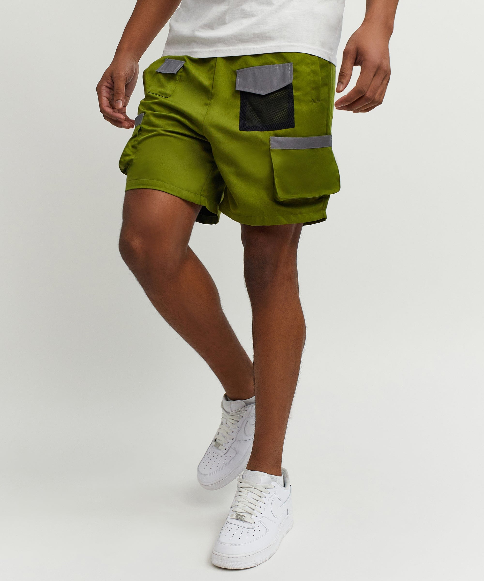 Multi Pocket  Nylon Cargo Short