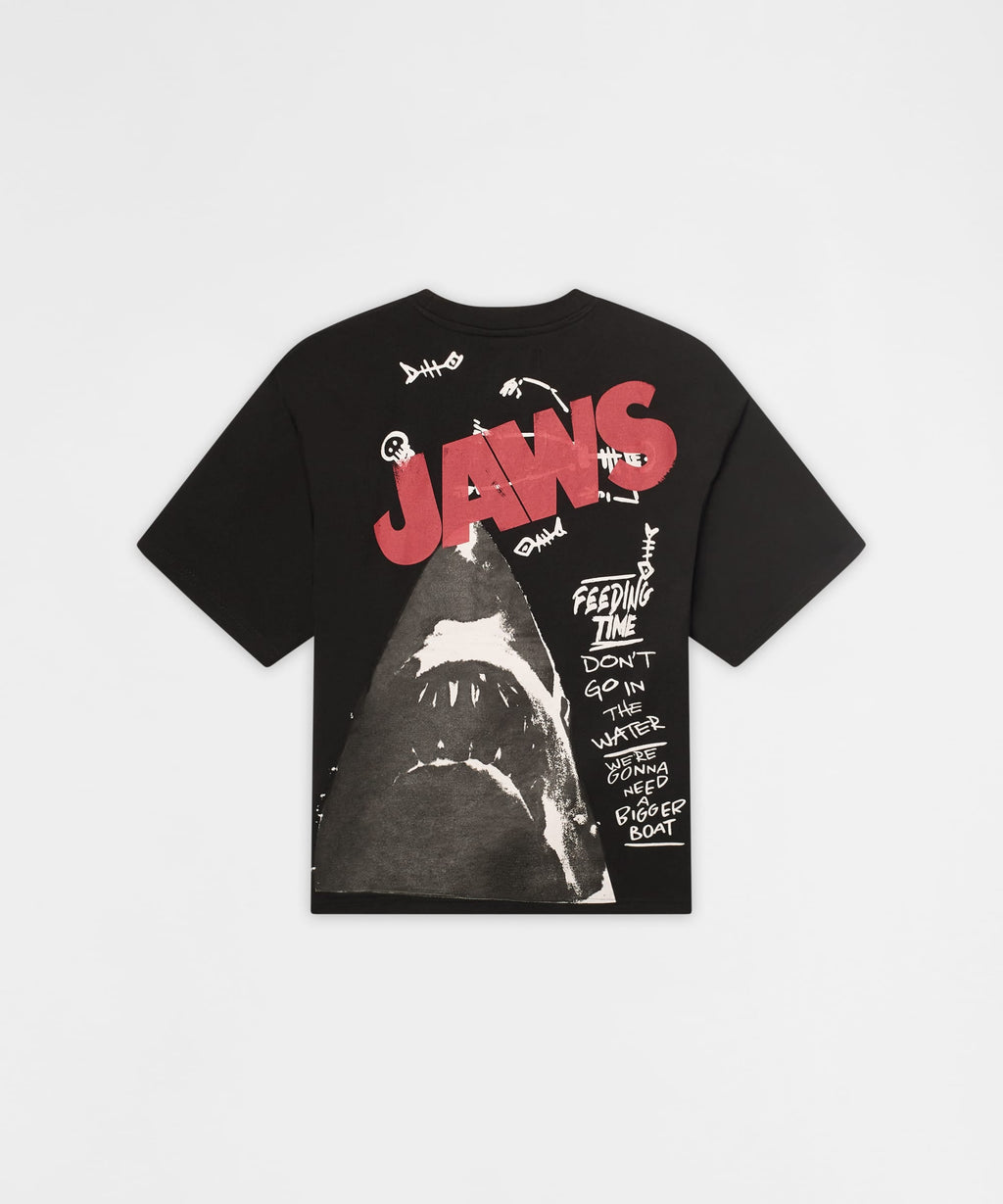 Jaws Feeding Time Short Sleeve Tee - Black