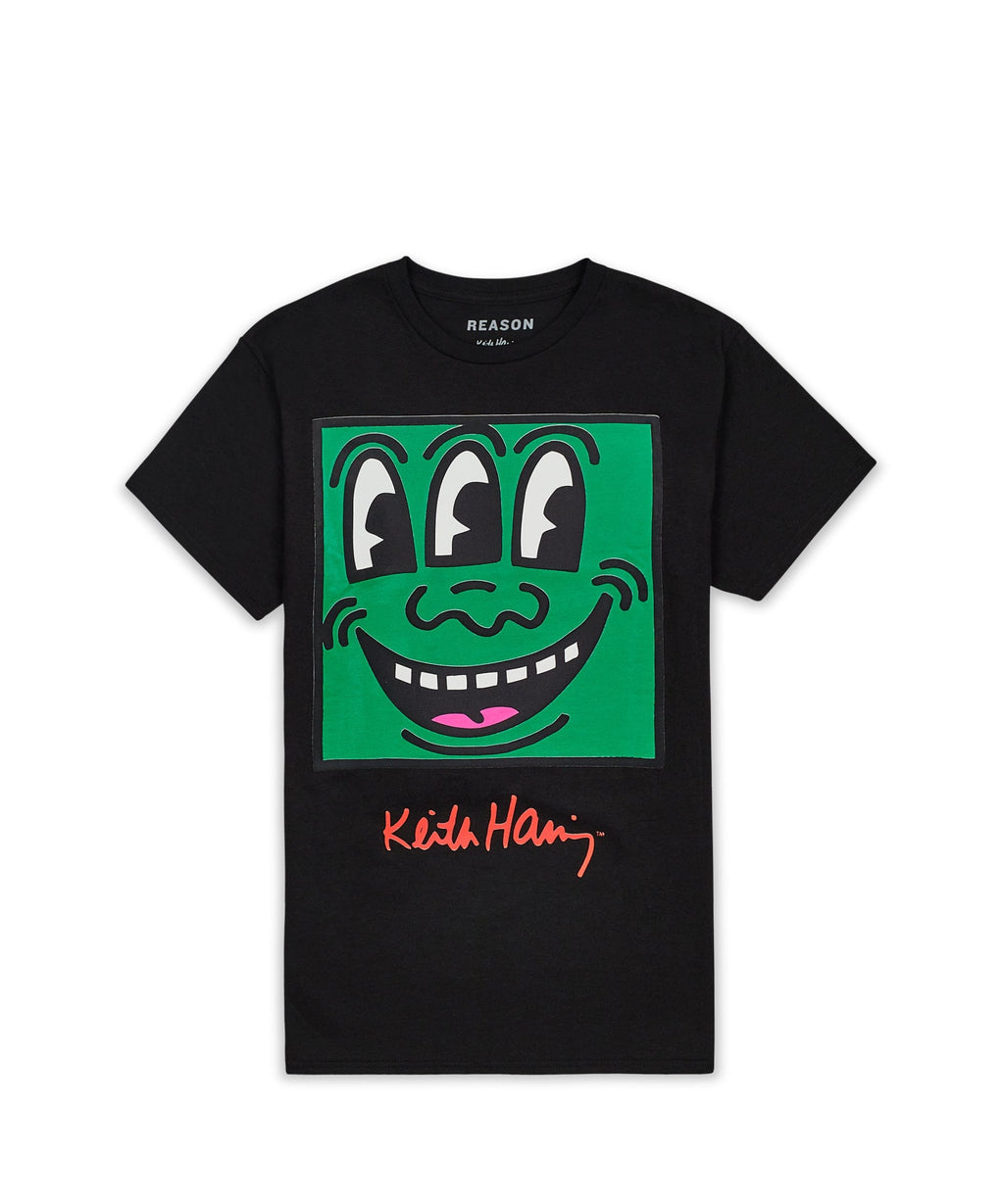 Keith Haring Three Eyed Monster Tee - Black