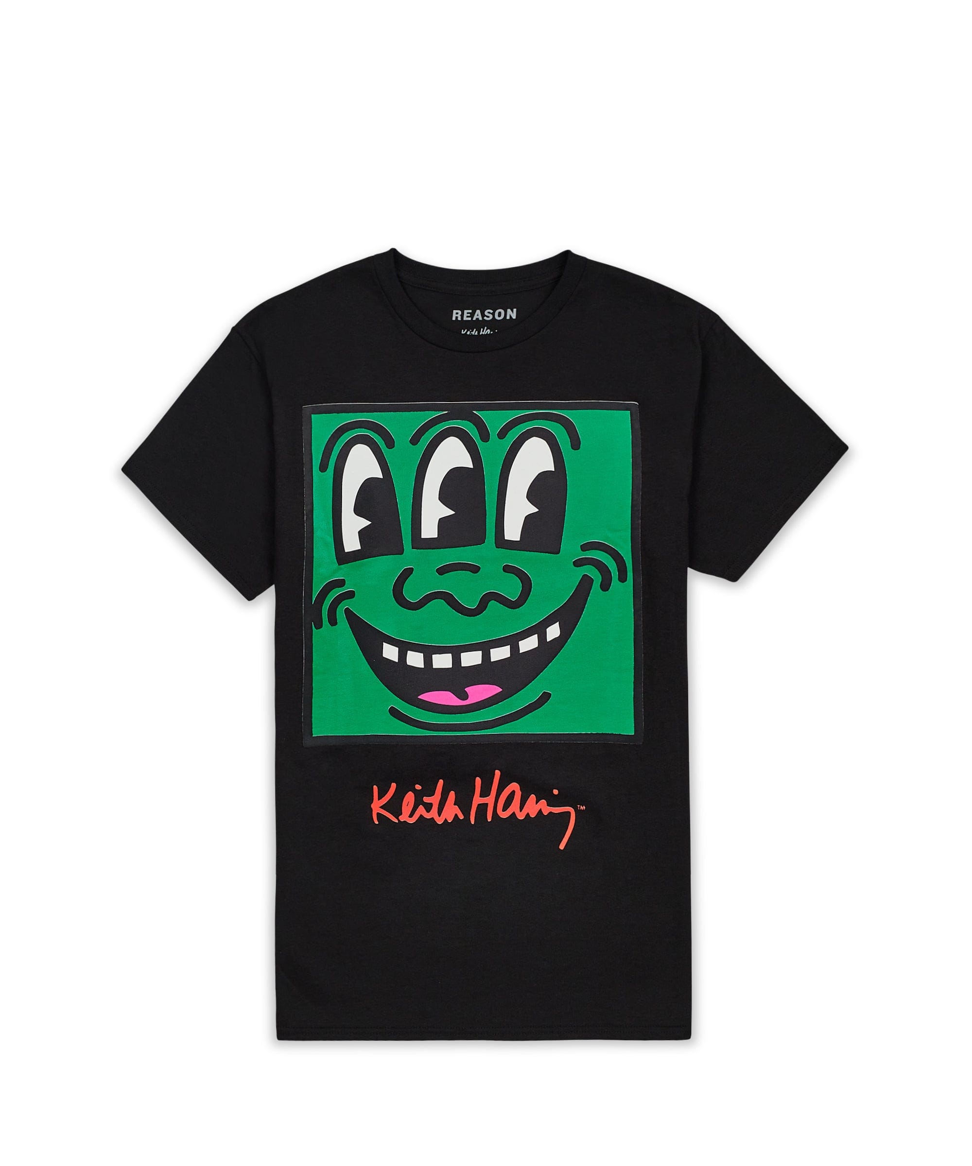 Keith Haring Three Eyed Monster Tee - Black