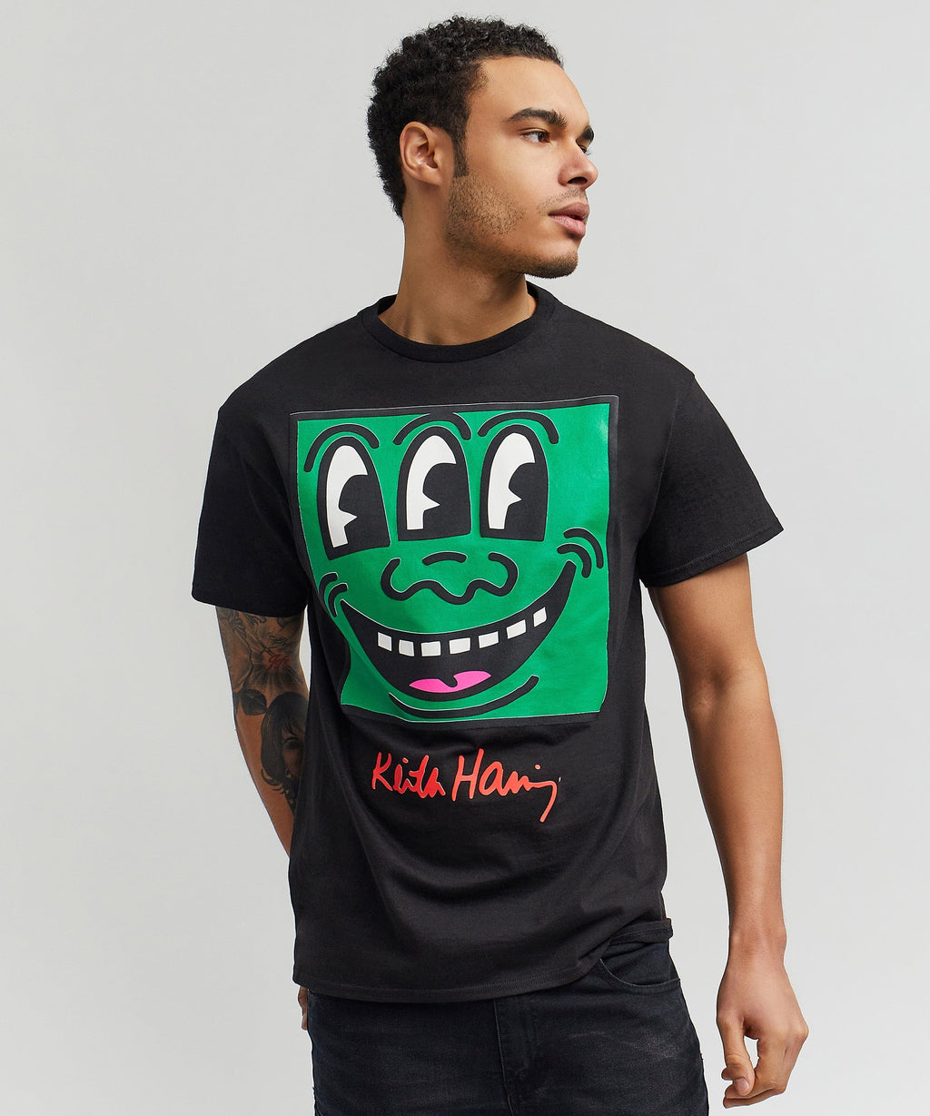 Keith Haring Three Eyed Monster Tee - Black