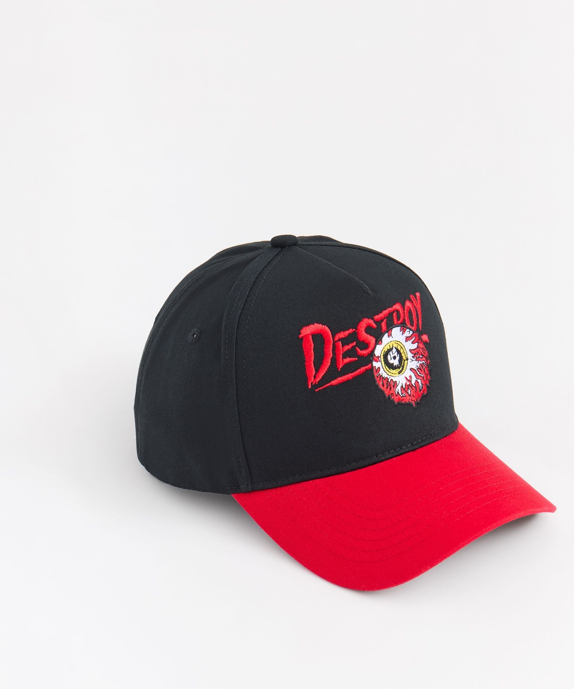 Mishka Destroy Embroidered Cap - Black