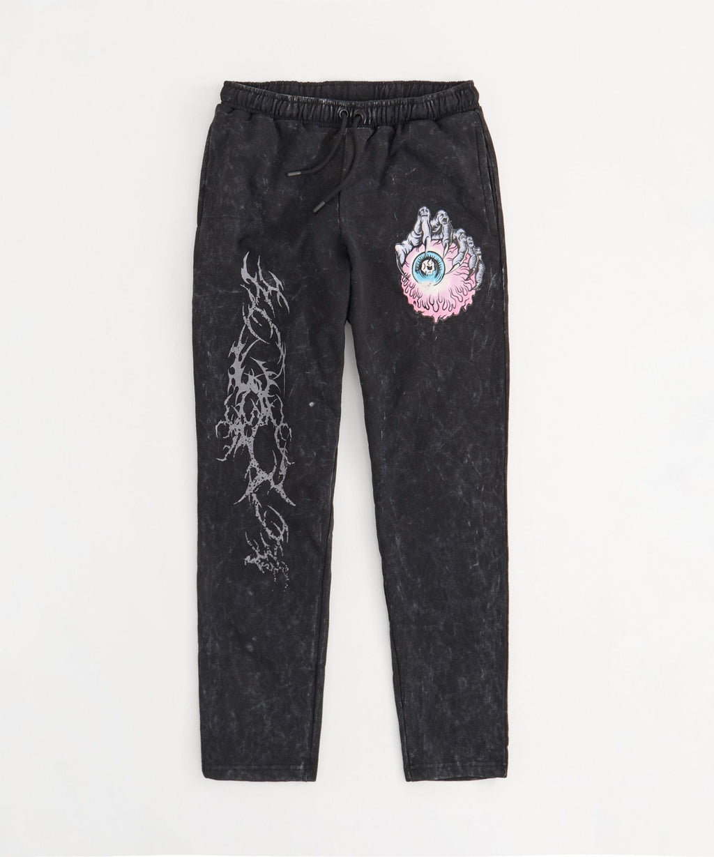 Mishka Hand Eye Washed Sweatpants - Black