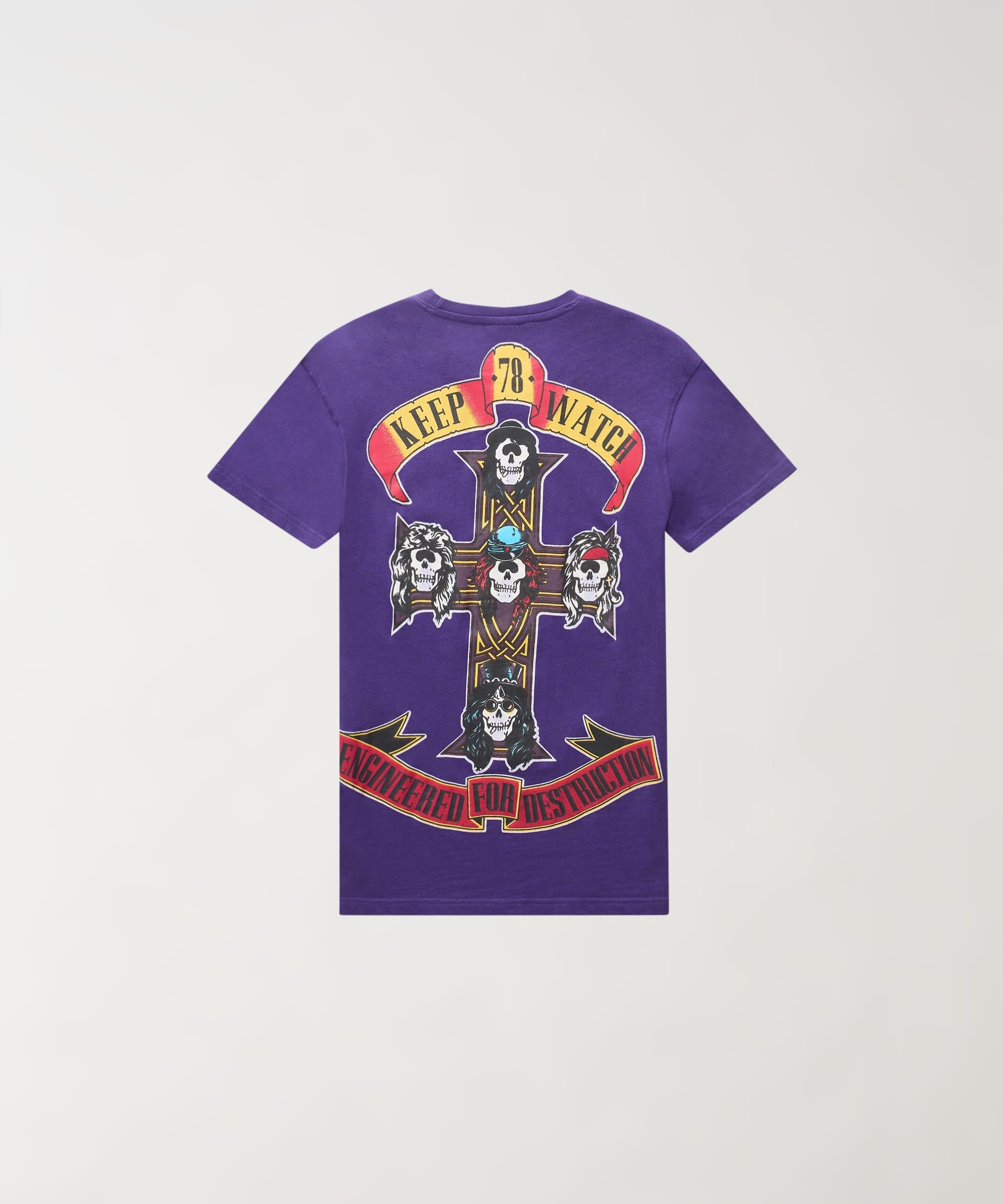 Mishka Destruction Short Sleeve Tee - Purple