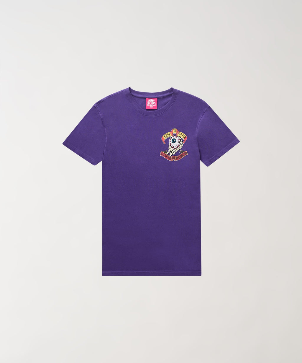 Mishka Destruction Short Sleeve Tee - Purple