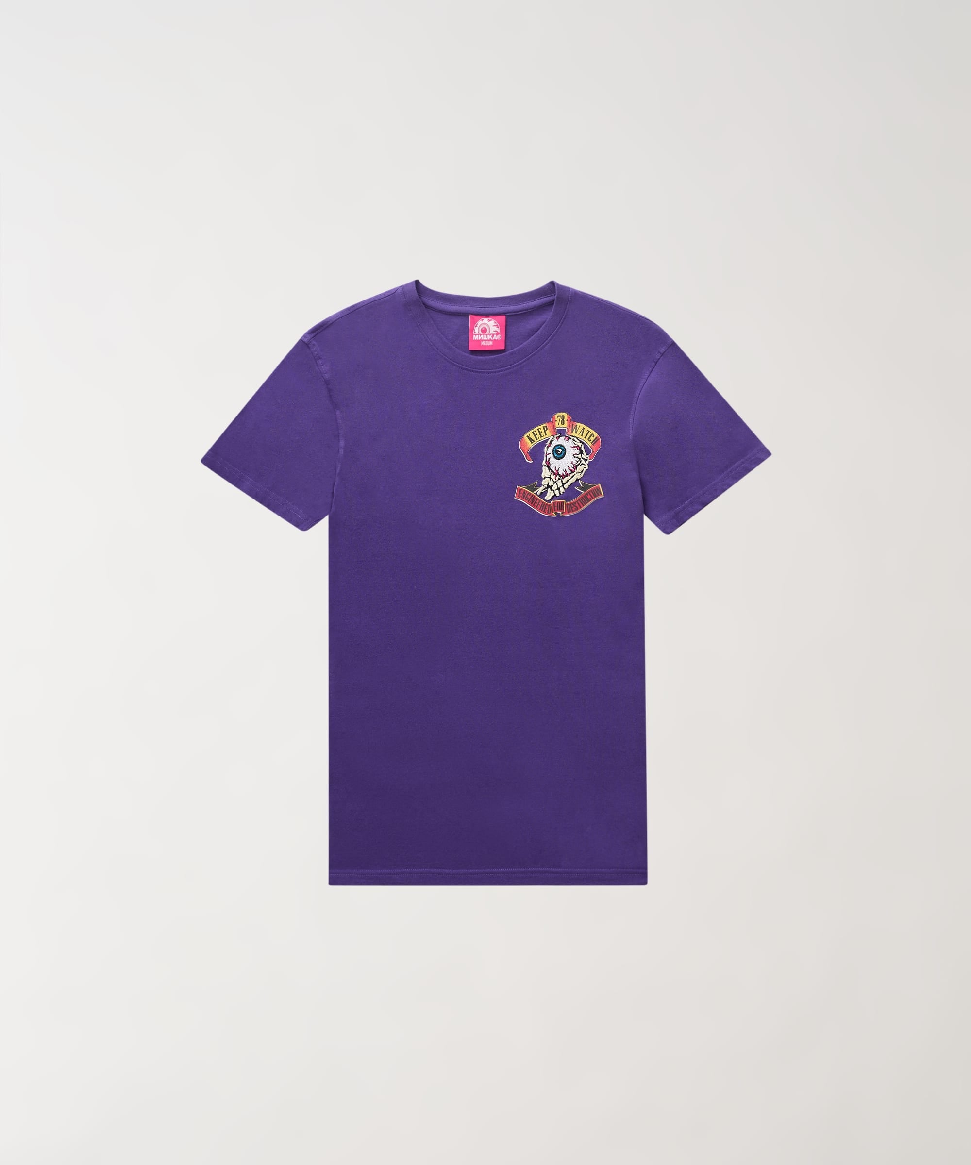 Mishka Destruction Short Sleeve Tee - Purple