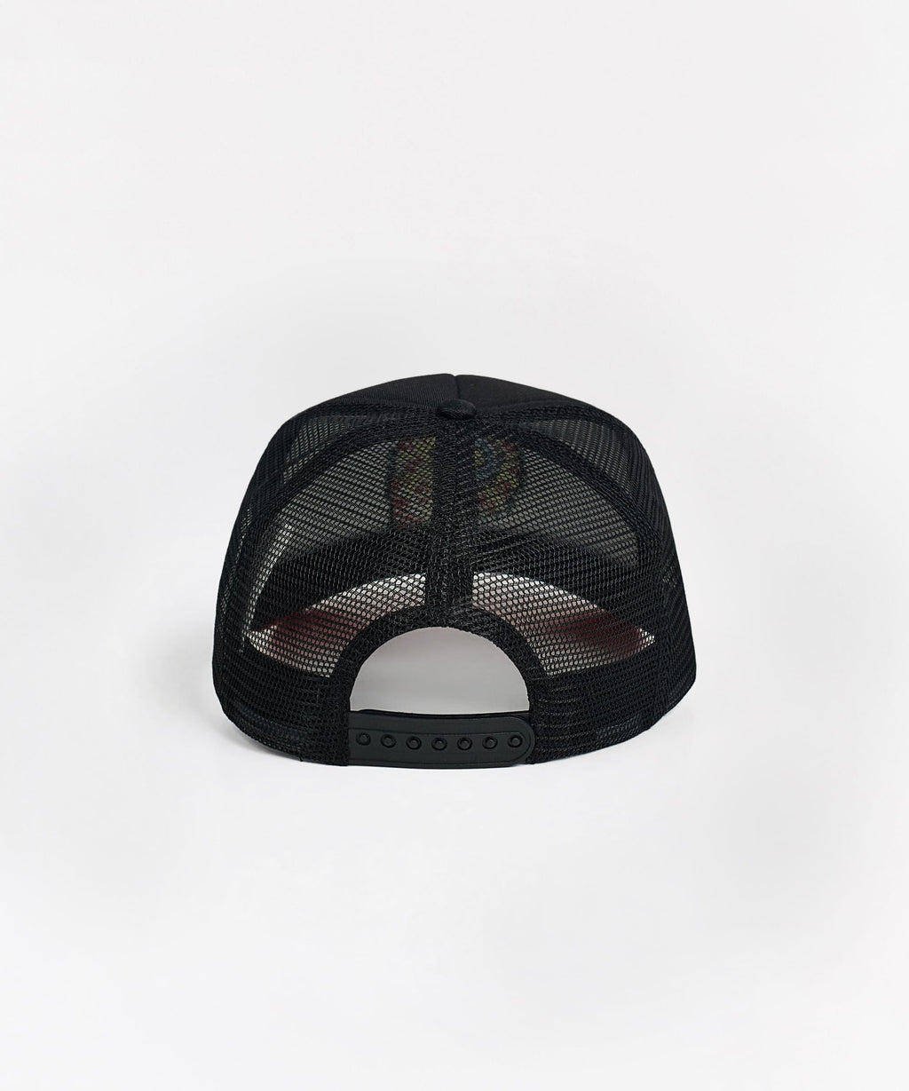 Mishka Rock Eyeball Embroidered Hat - Black
