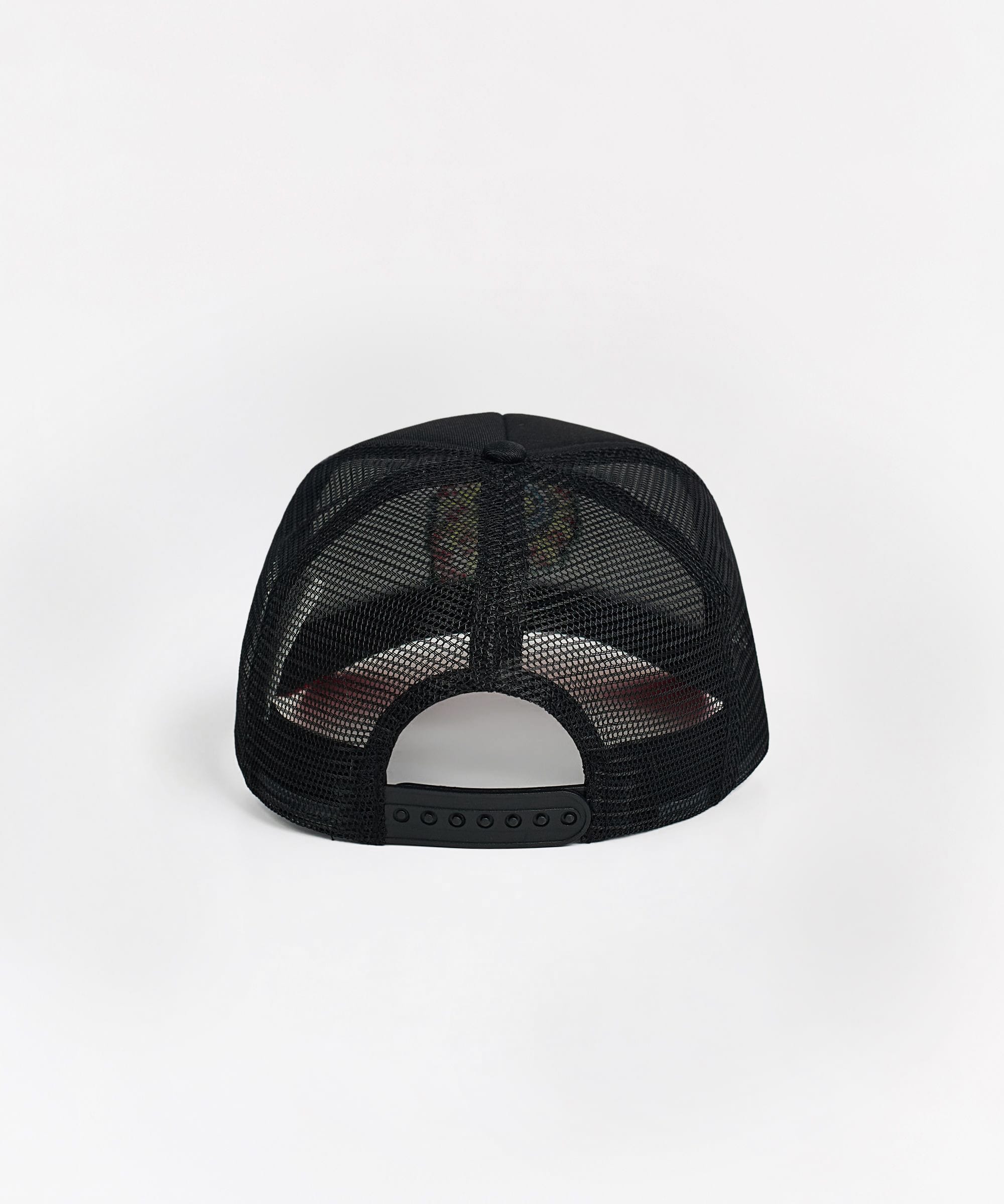 Mishka Rock Eyeball Embroidered Hat - Black