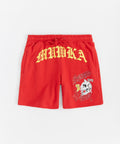 Mishka Old English Fleece Shorts - Red