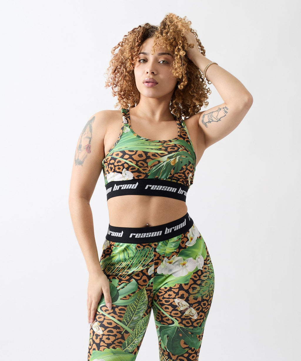 Jungle Hunt Women's Sports Bra - Multicolor