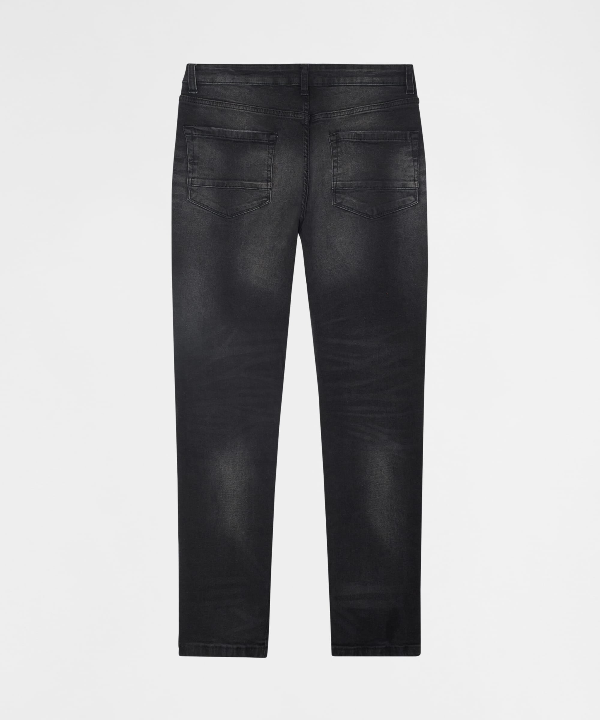 Midnight Distressed Skinny Jeans - Black