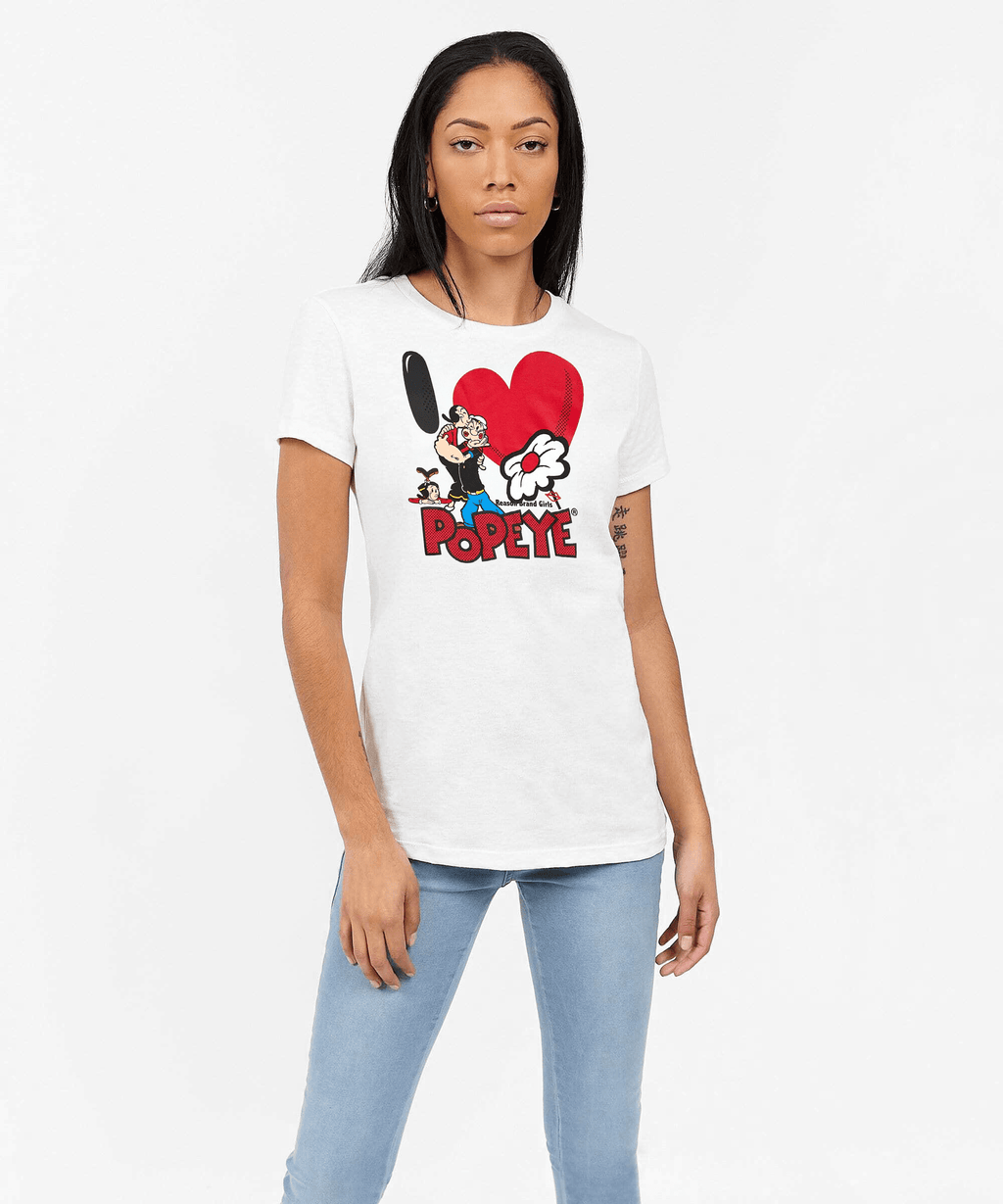 I Love Popeye Women'S Tee