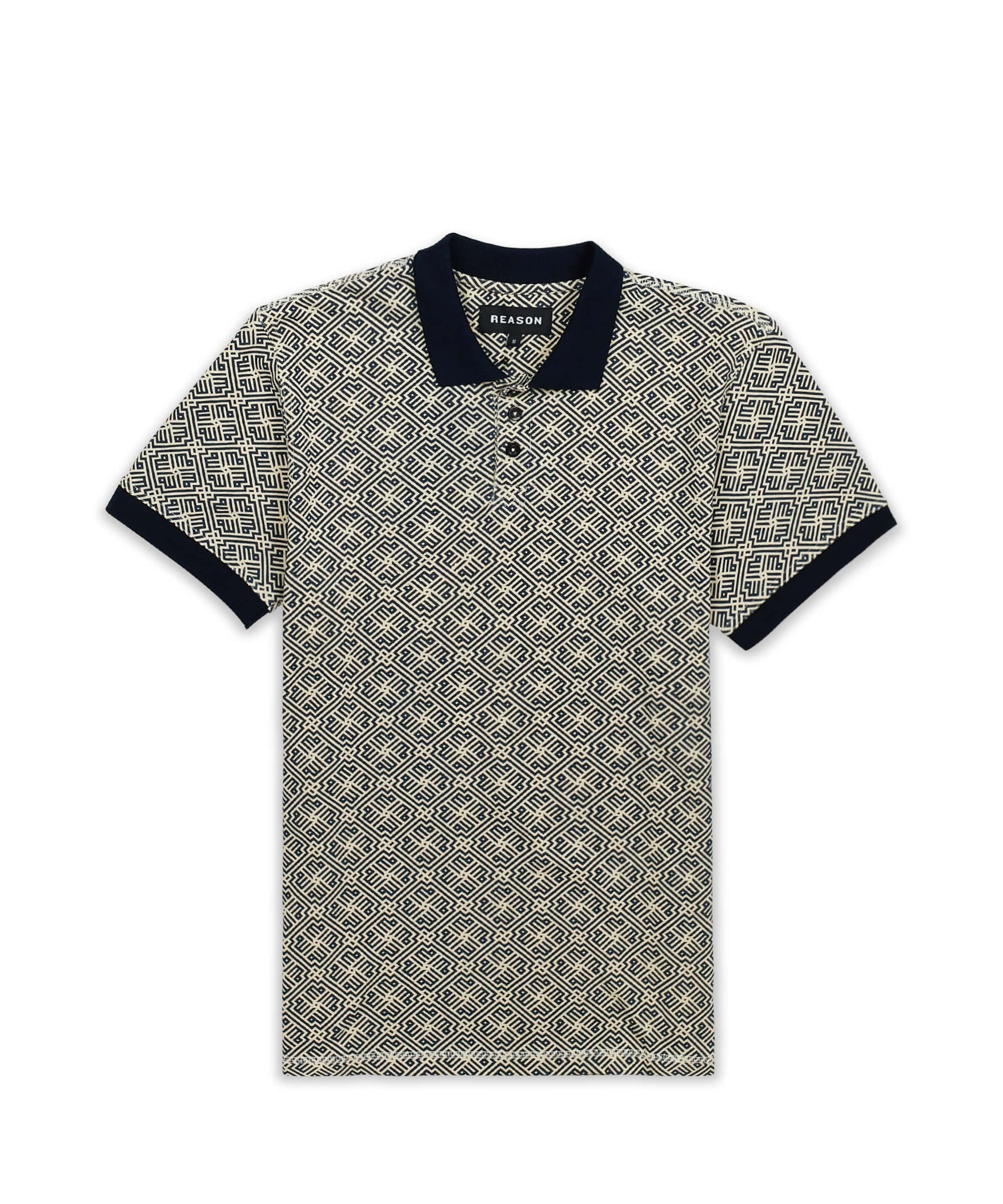 Geo Print Polo
