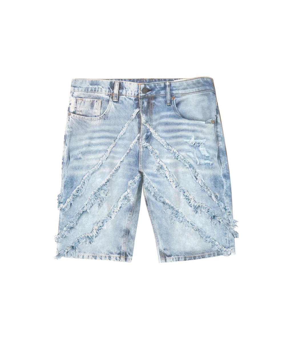 Kids Bandit Frayed Denim Short - Light Blue