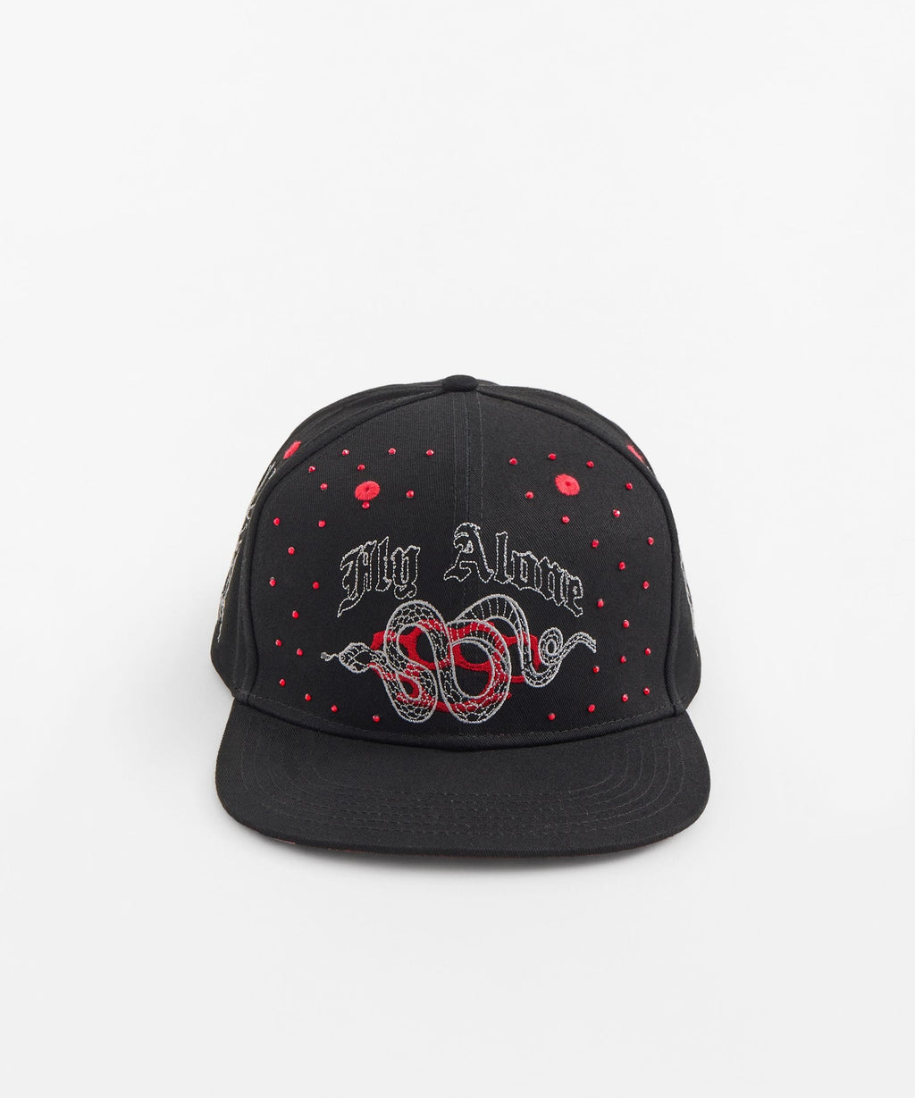 Fly Alone Embroidered Graphic Hat