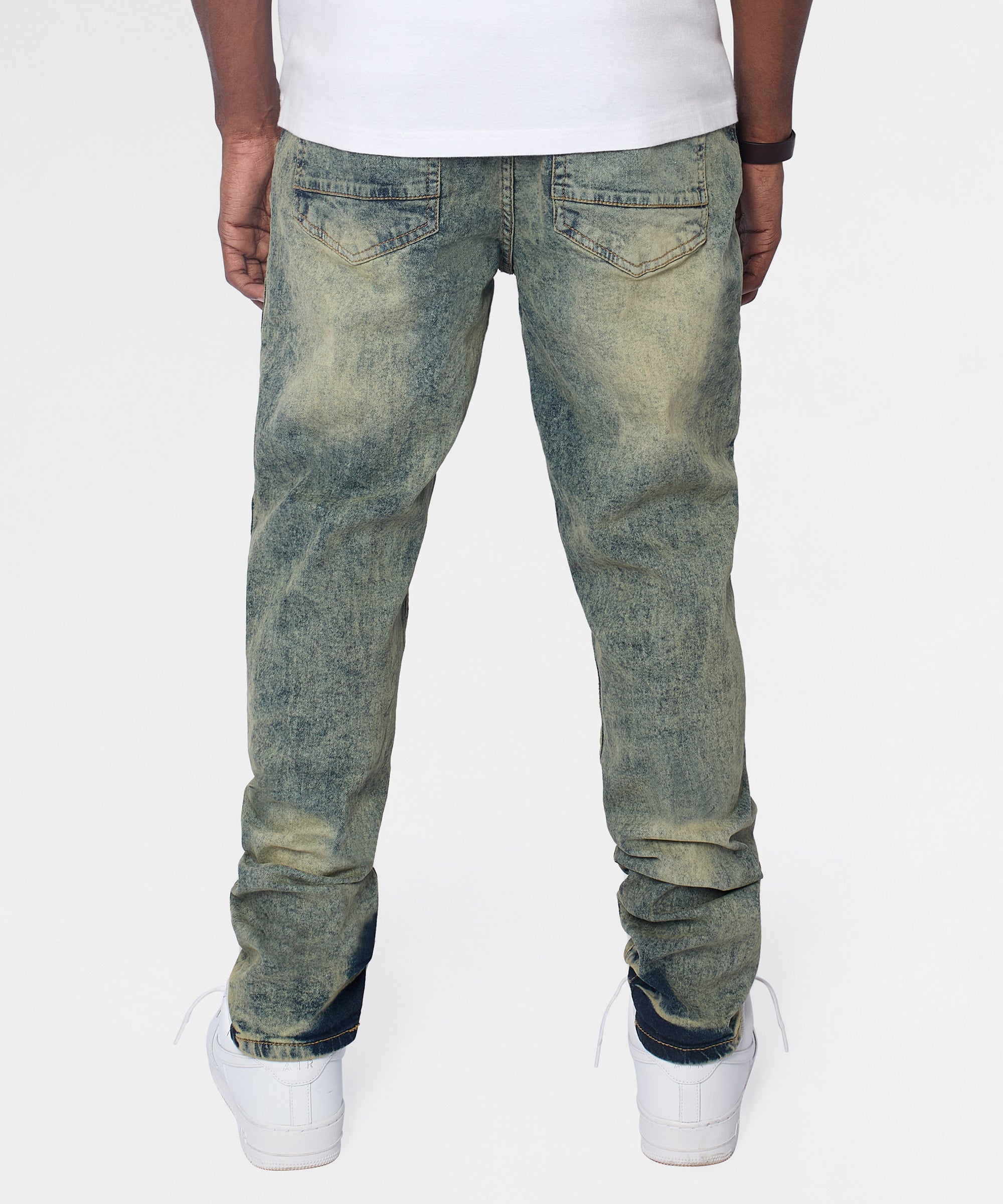 Hookey Distressed Skinny Jeans - Light Indigo