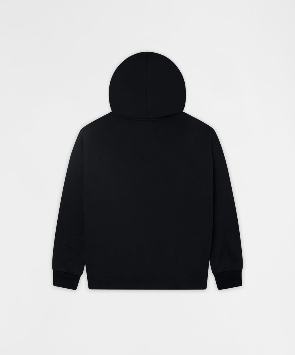Hated By Many Chenille Hoodie - Black