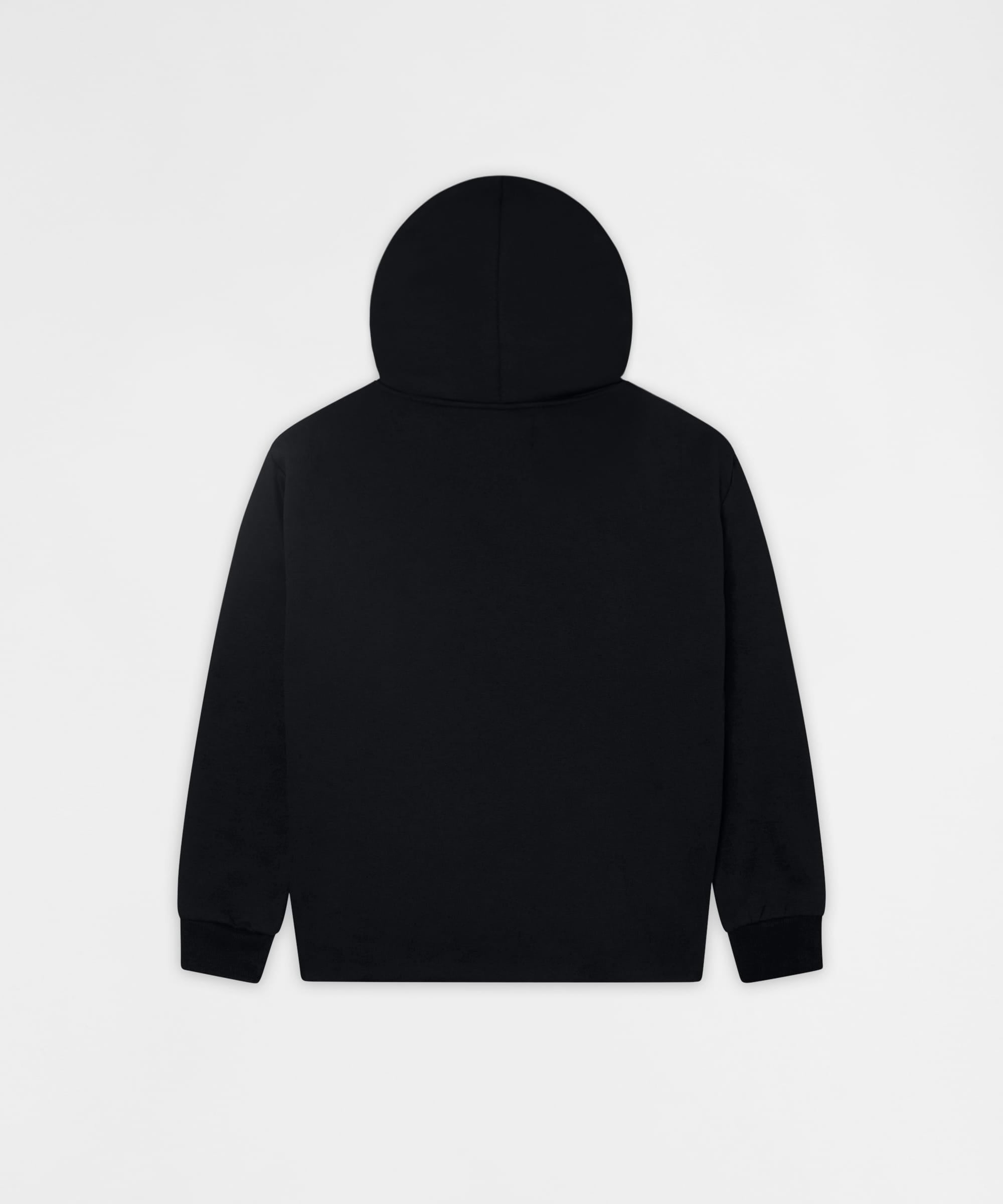 Hated By Many Chenille Hoodie - Black