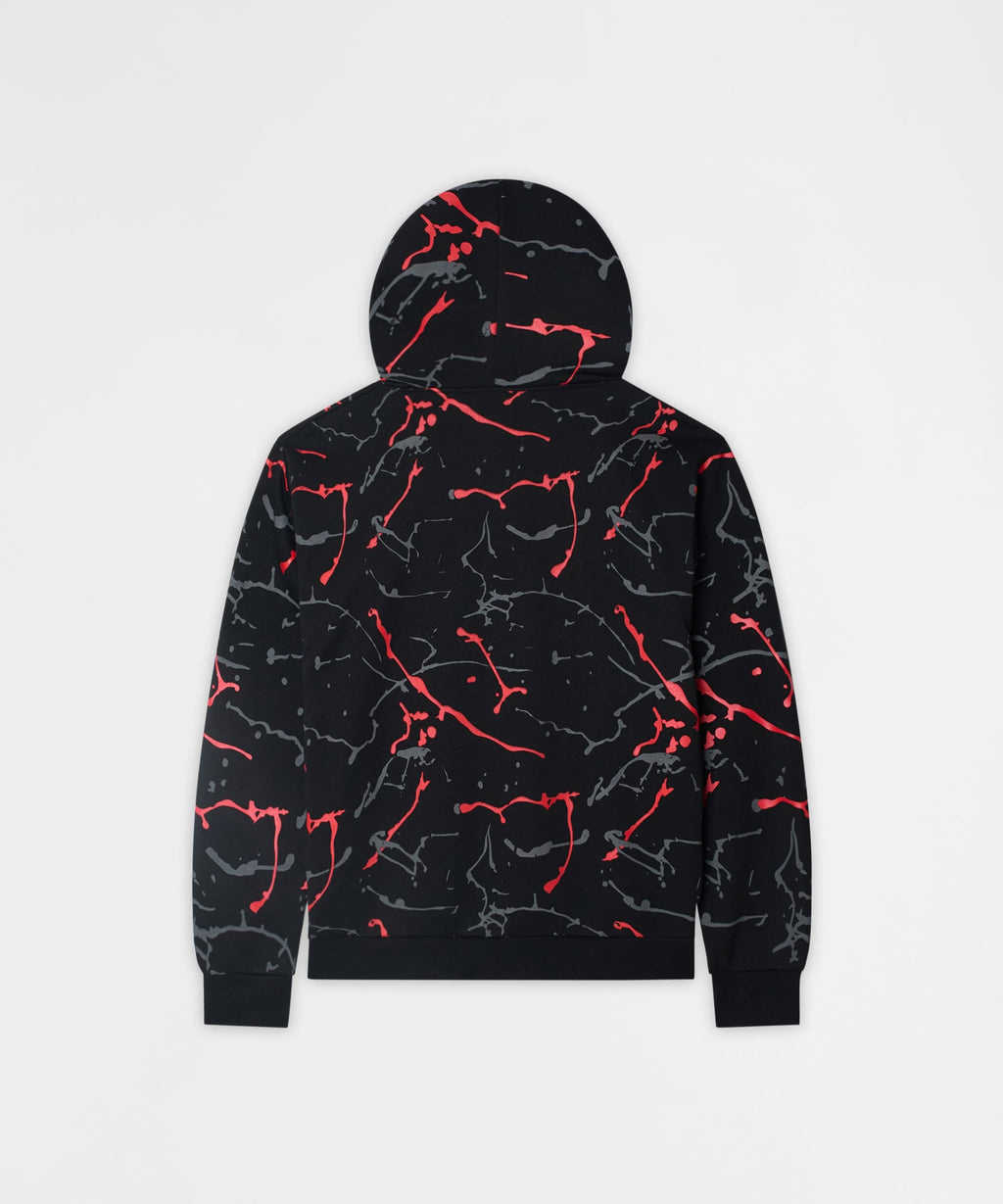 Lord Forgive Me Chenille Hoodie - Black